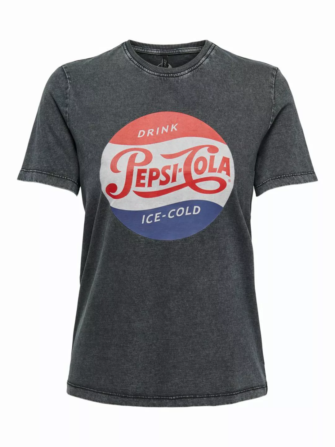 ONLY Pepsi T-shirt Damen Schwarz günstig online kaufen