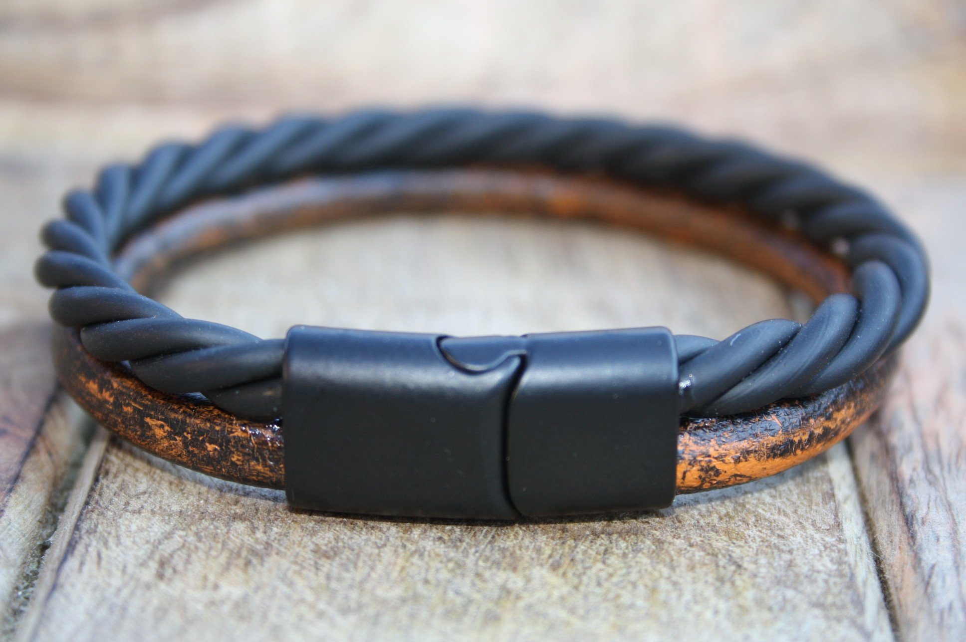 NAHLE Lederarmband Herren Leder Armband (1-tlg), günstig online kaufen