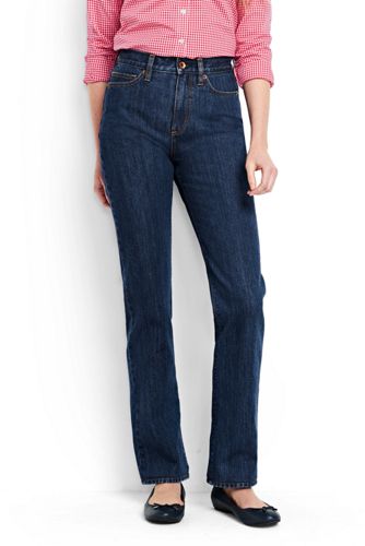 Bequeme Medium Rinse Straight Jeans in Petite-Größe, Damen, Größe: 32 26 Pe günstig online kaufen