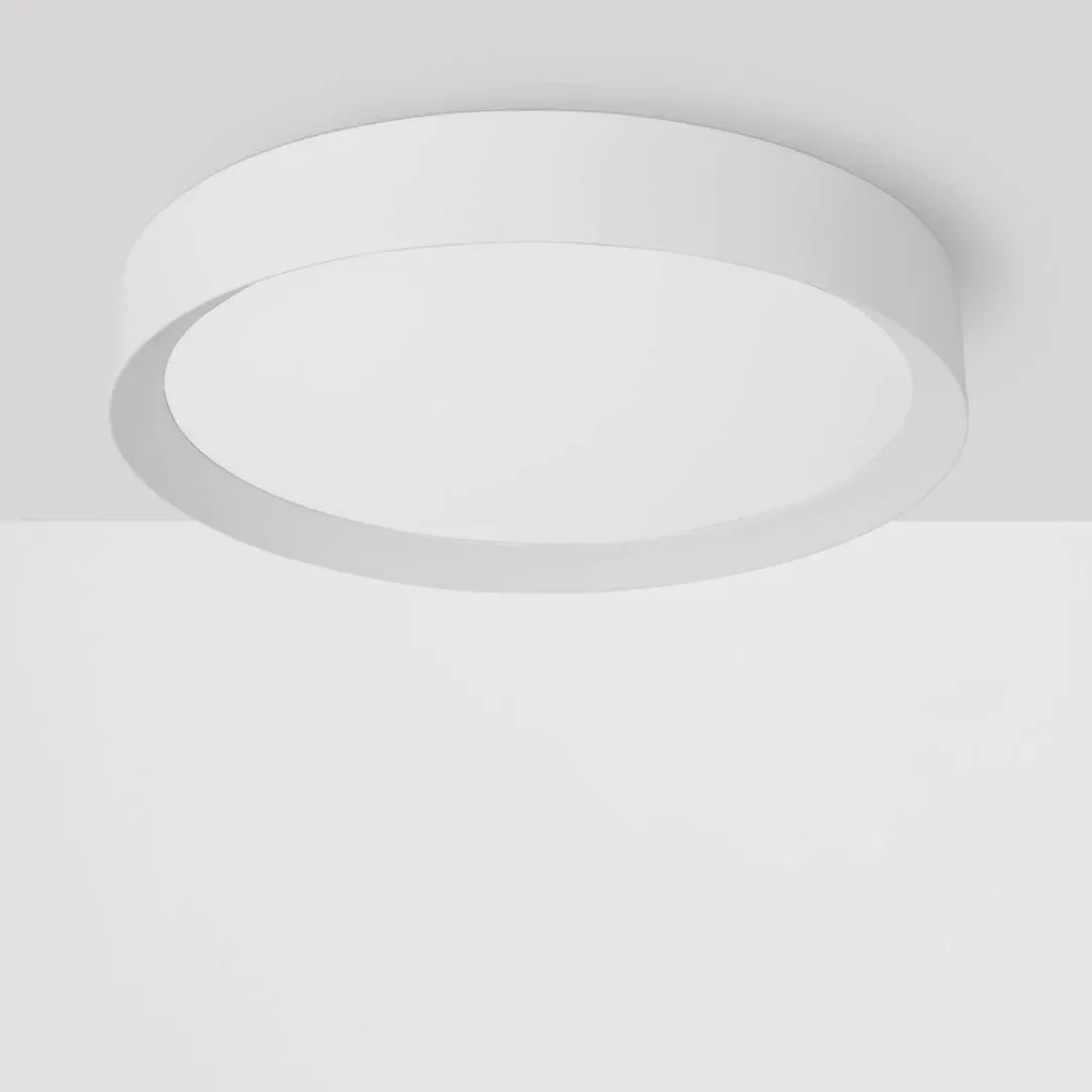 LED Deckenleuchte Luton in Weiß 47W 3525lm günstig online kaufen