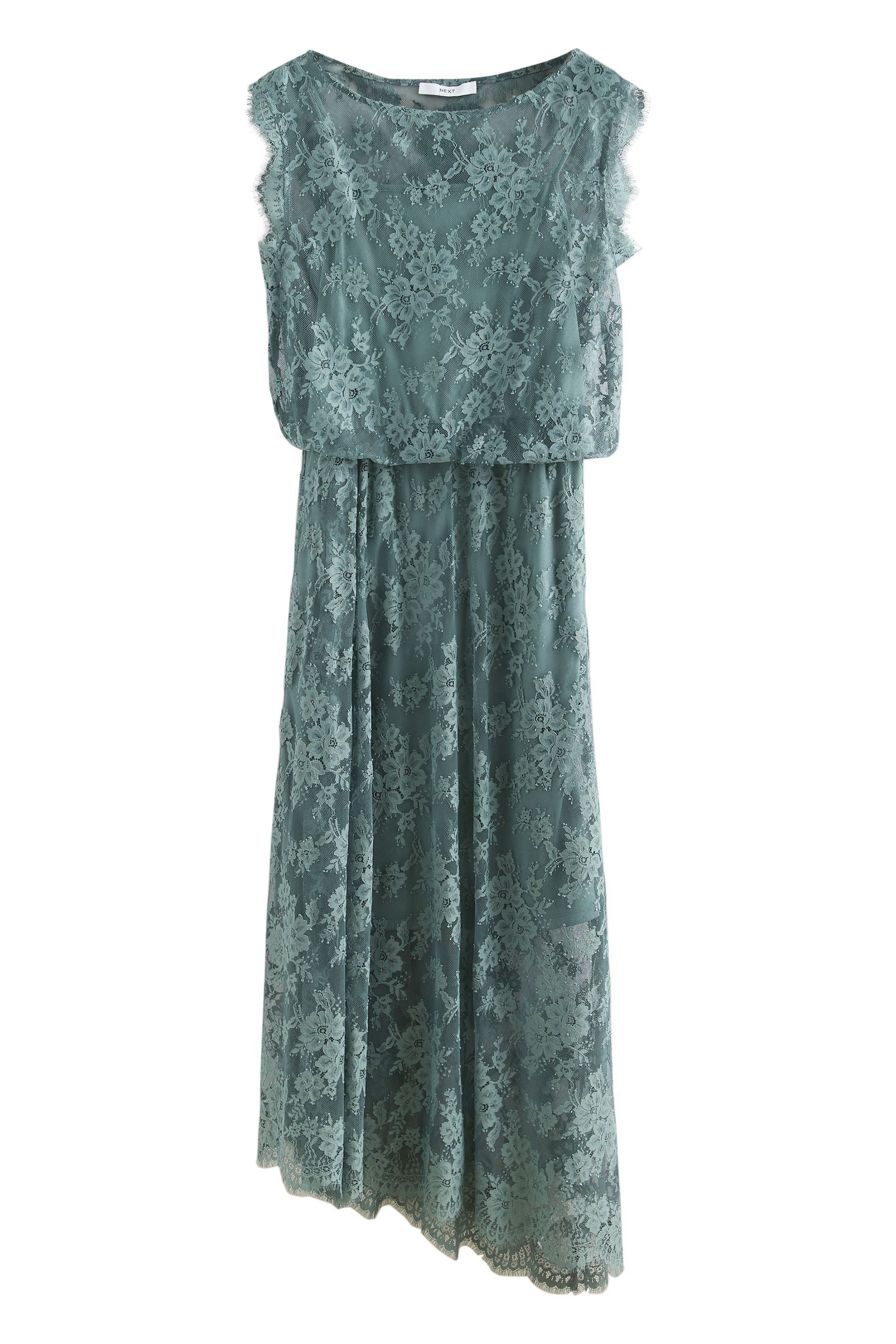 Next Jerseykleid Festliches Maxikleid mit Spitzenverzierungen günstig online kaufen