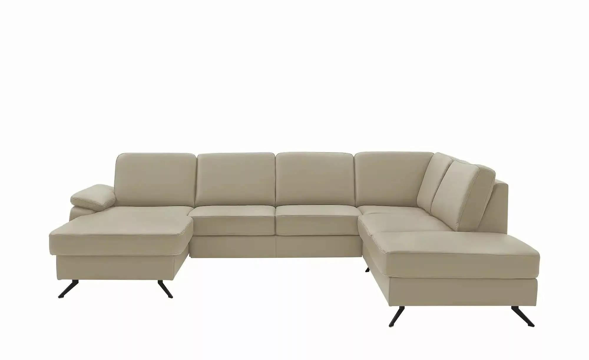 meinSofa Wohnlandschaft mit Sitz- und Rückenbezug aus Leder Kathi ¦ beige ¦ günstig online kaufen