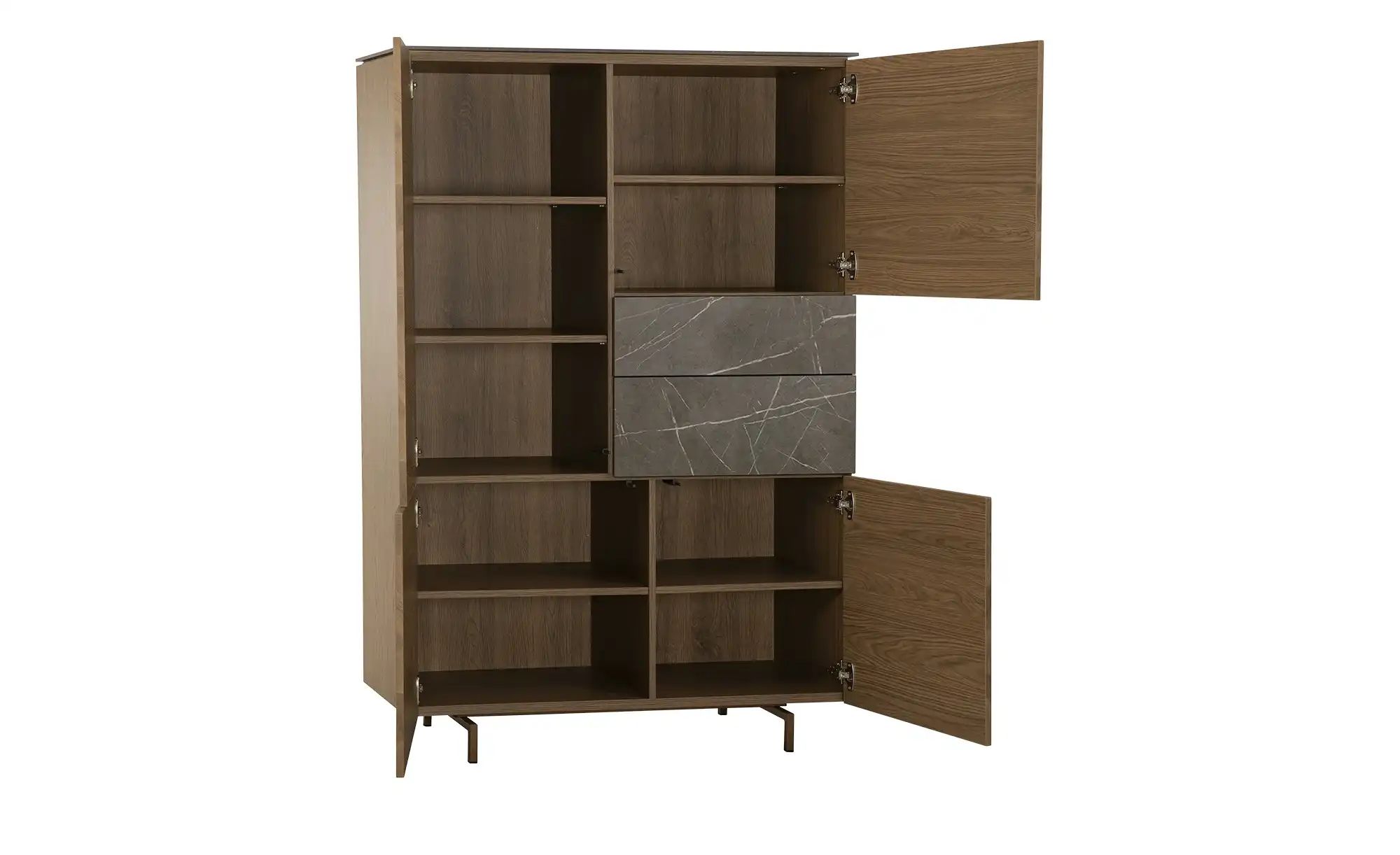 uno Highboard  Stone ¦ holzfarben ¦ Maße (cm): B: 111 H: 160 T: 45.0 Kommod günstig online kaufen