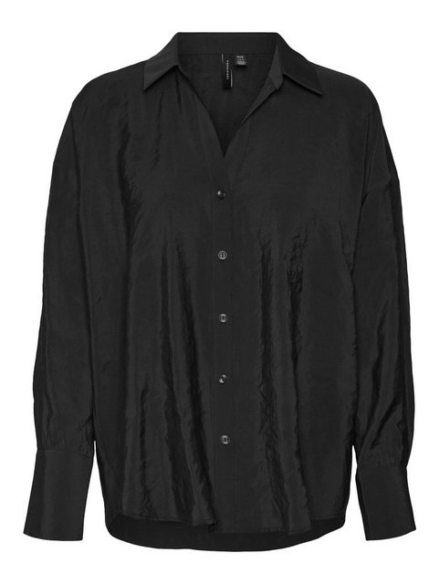 Vero Moda Blusenshirt Legere Hemdbluse Oversized Shirt Seidig VMQUEENY 6934 günstig online kaufen