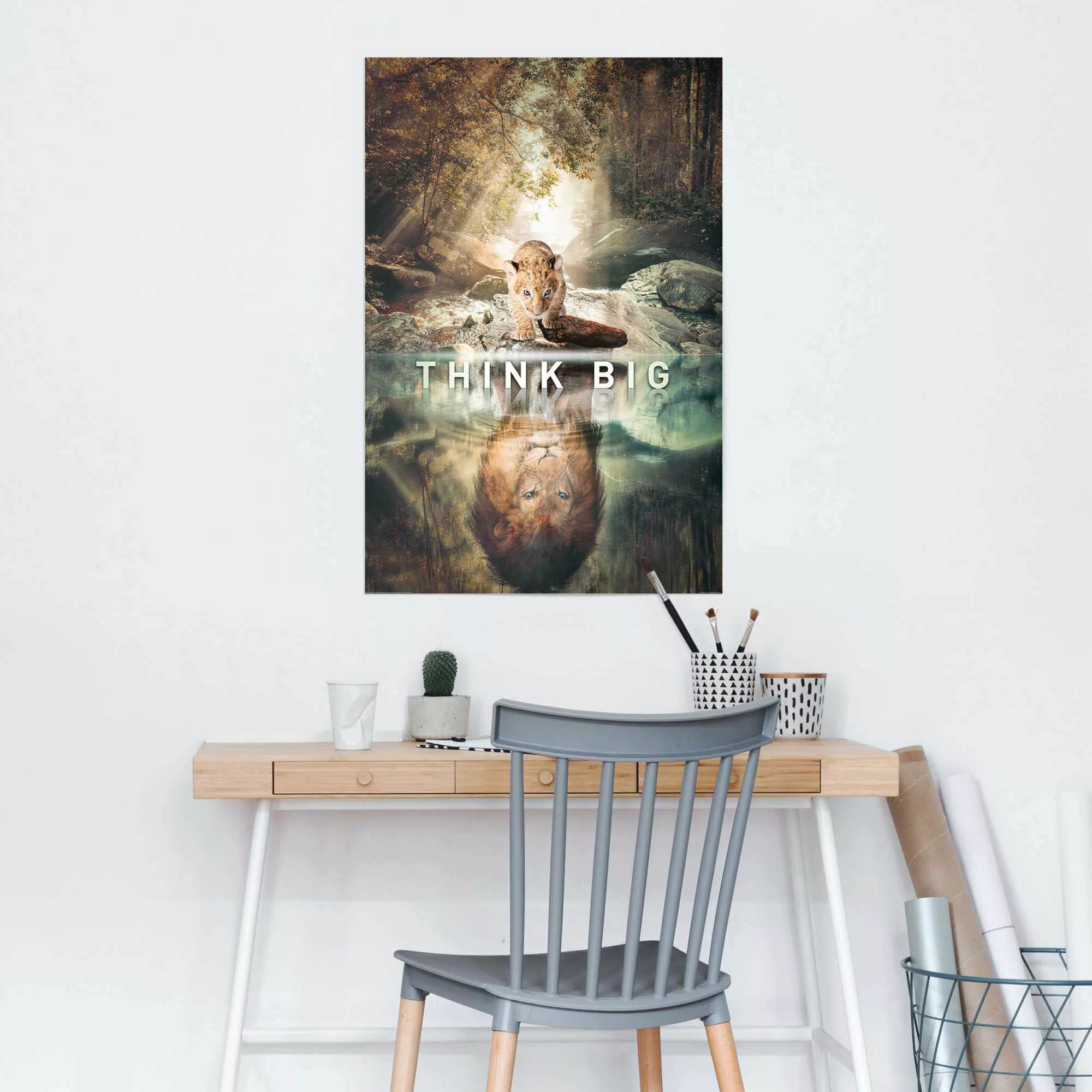 Reinders Poster "Glaube an dich" günstig online kaufen