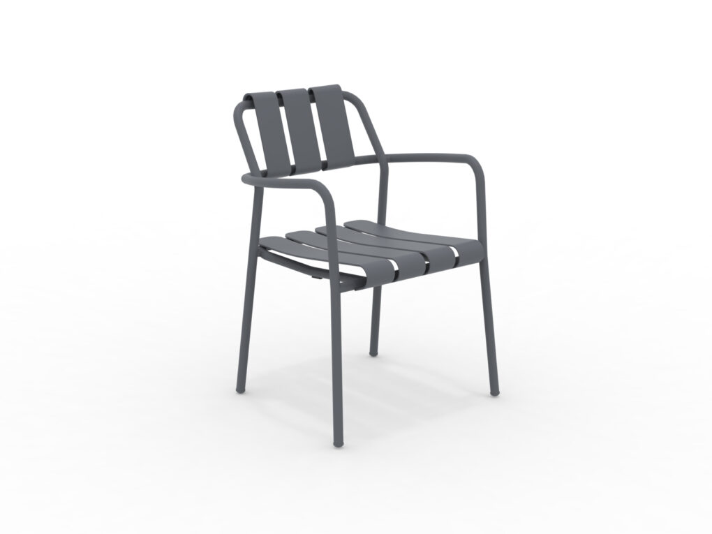Verdea Stapelsessel für den Garten dunkelgrau günstig online kaufen
