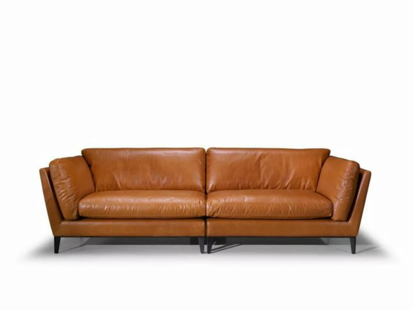 JVmoebel Sofa Sofa 3 Sitzer Braun Luxus Design Möbel Wohnzimmer Möbel Leder günstig online kaufen