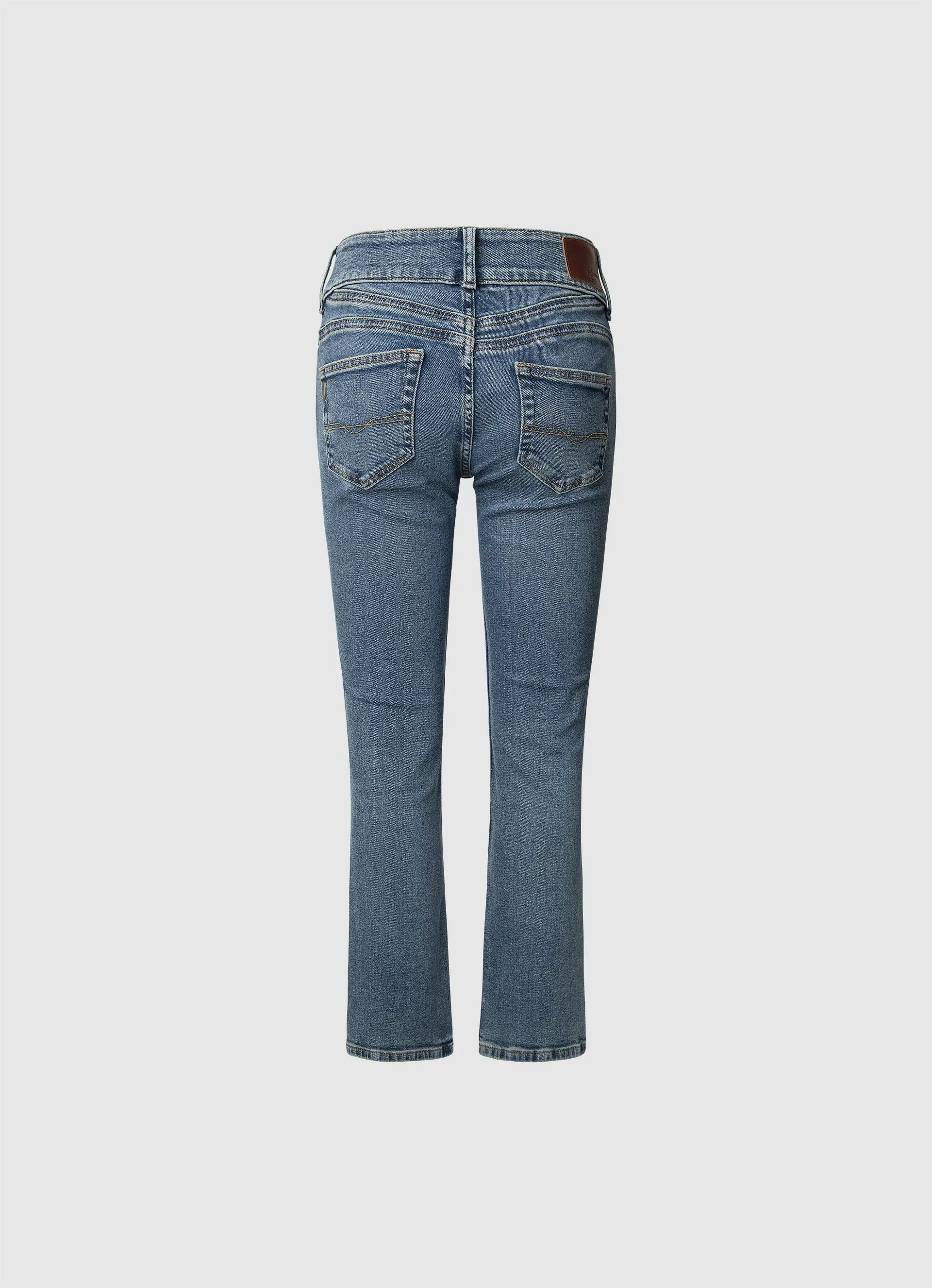 Pepe Jeans Slim-fit-Jeans "SLIM JEANS MW", mit extrabreitem Bund mit Doppel günstig online kaufen