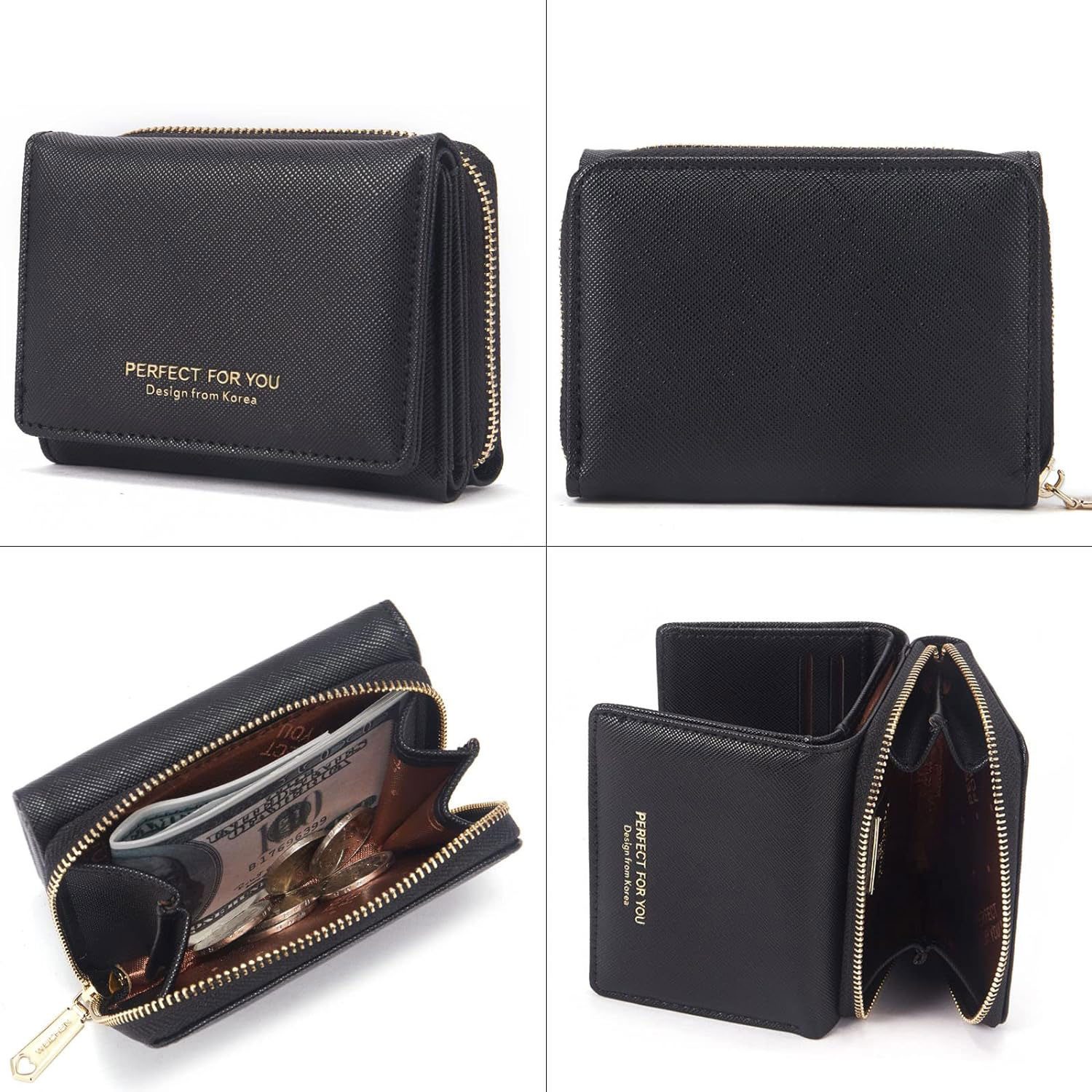 OKWISH Geldbörse Damen Geldbeutel Geldtasche Portemonnaie günstig online kaufen