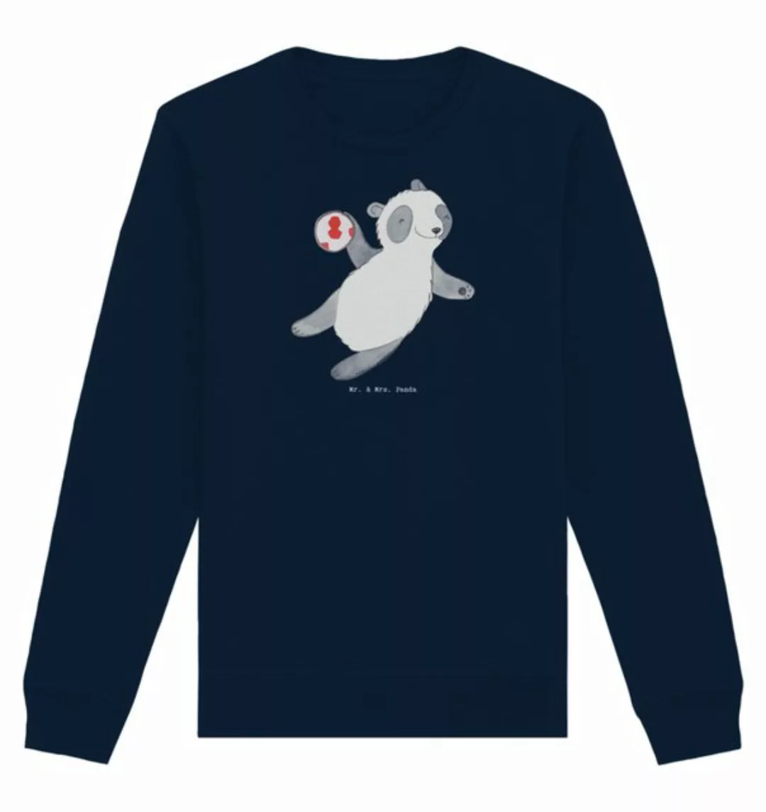 Mr. & Mrs. Panda Longpullover Größe XS Panda Handball spielen - French Navy günstig online kaufen