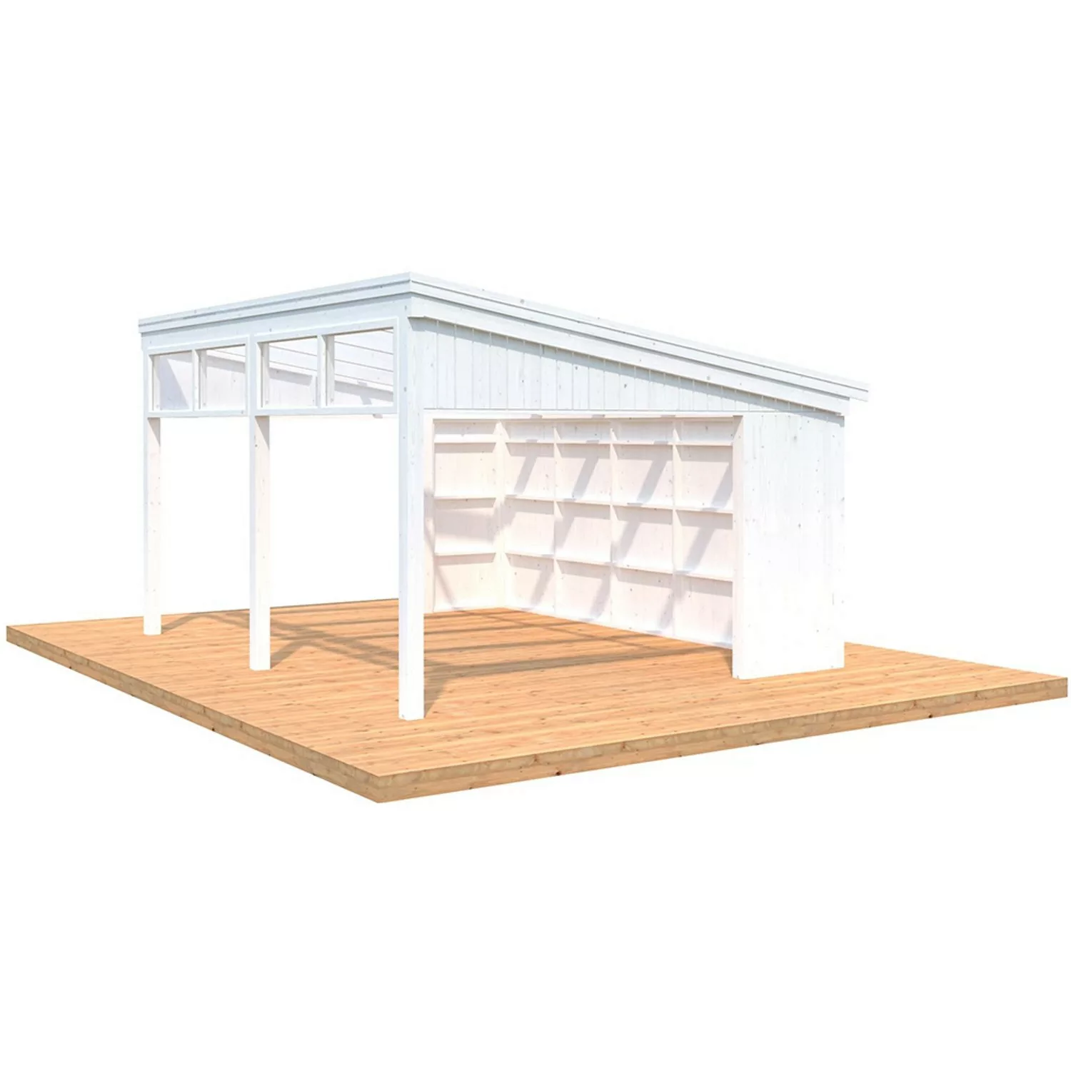 Palmako Pavillon Nova 17,8 m² Kit Weiß Grundiert 502 cm x 396 cm günstig online kaufen