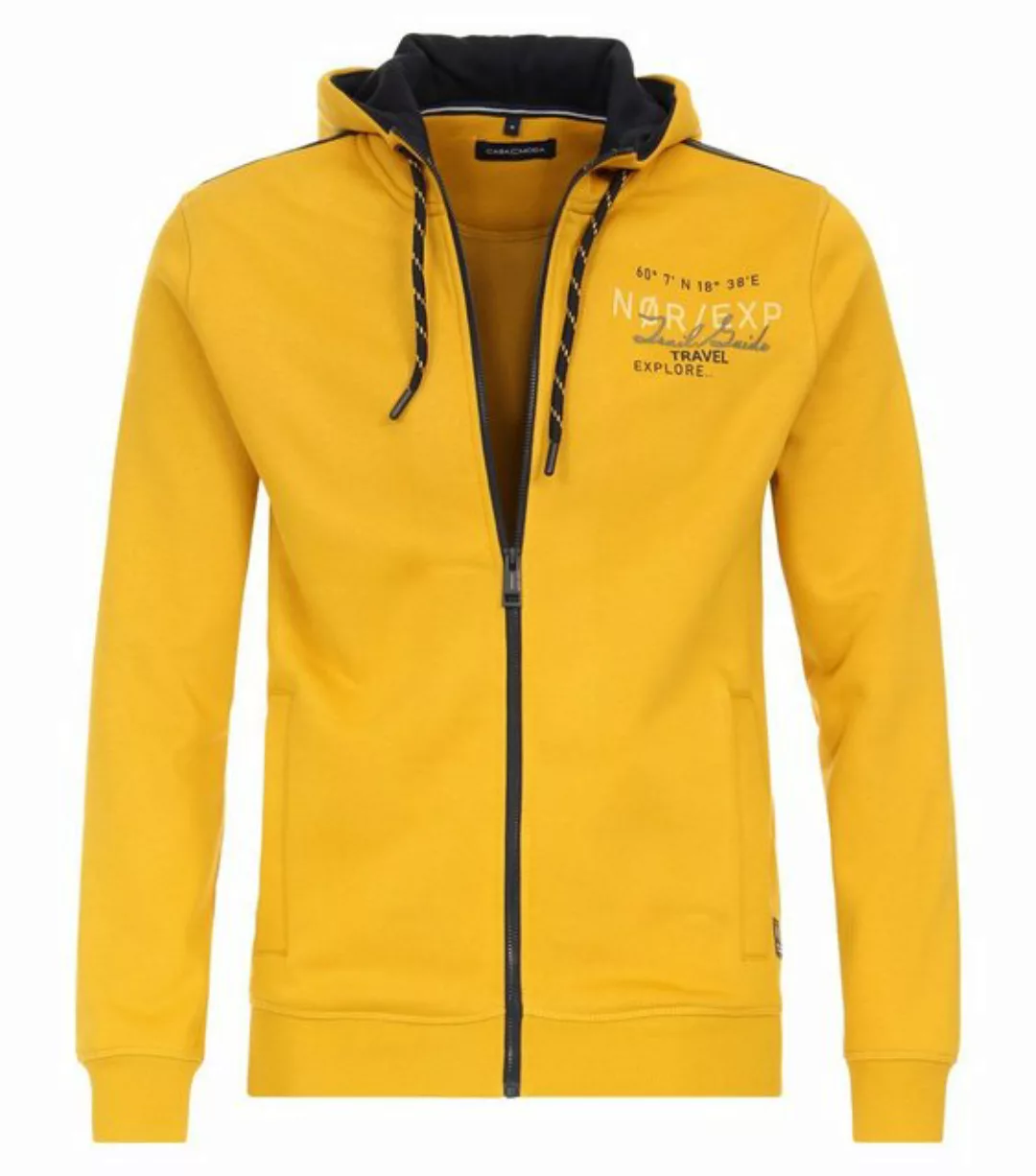 CASAMODA Sweatjacke "CASAMODA Sweatjacke uni" günstig online kaufen