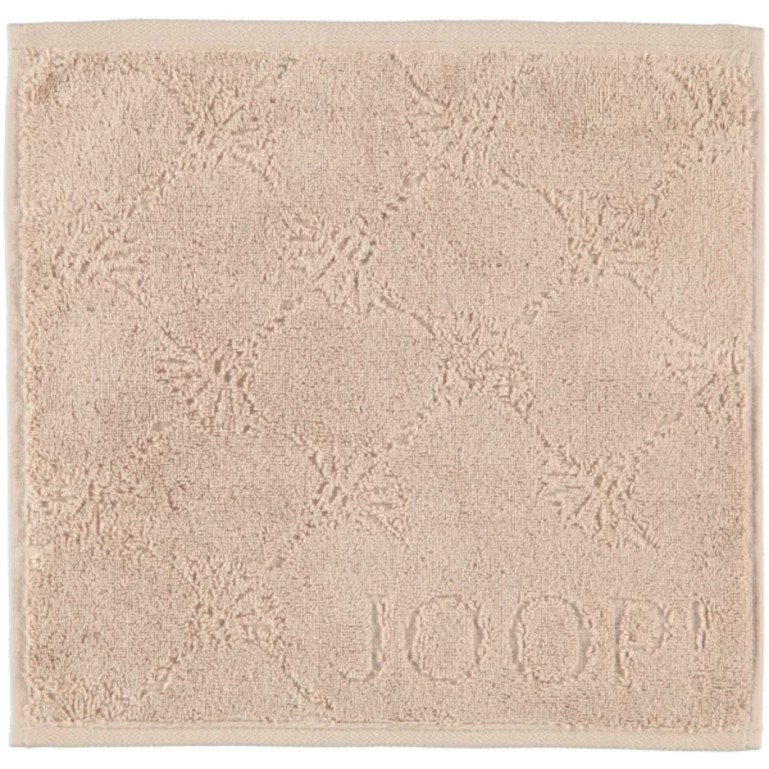 JOOP Uni Cornflower 1670 - Farbe: sand - 375 - Seiflappen 30x30 cm günstig online kaufen