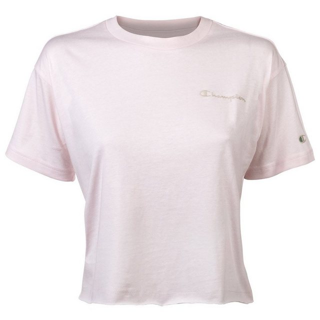 Champion T-Shirt Kurzes Damen T-Shirt, Logo-Print, Rundhals günstig online kaufen