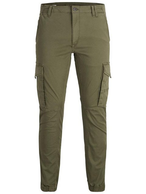 Jack & Jones Stoffhose olive regular (1-tlg) günstig online kaufen