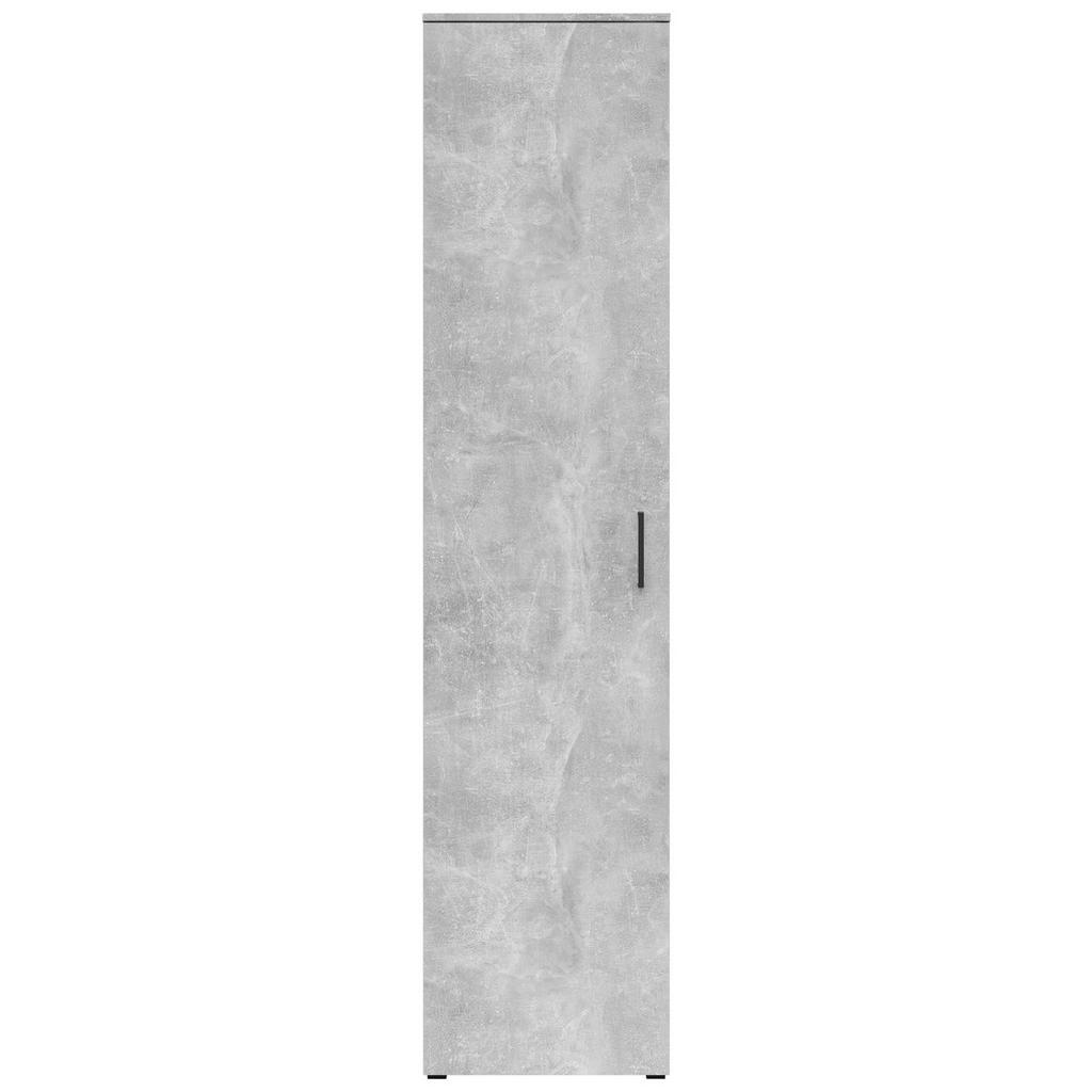 Schrank Multi-Stauraum Typ 20 Beton Optik B/H/T: ca. 45x195x40 cm günstig online kaufen