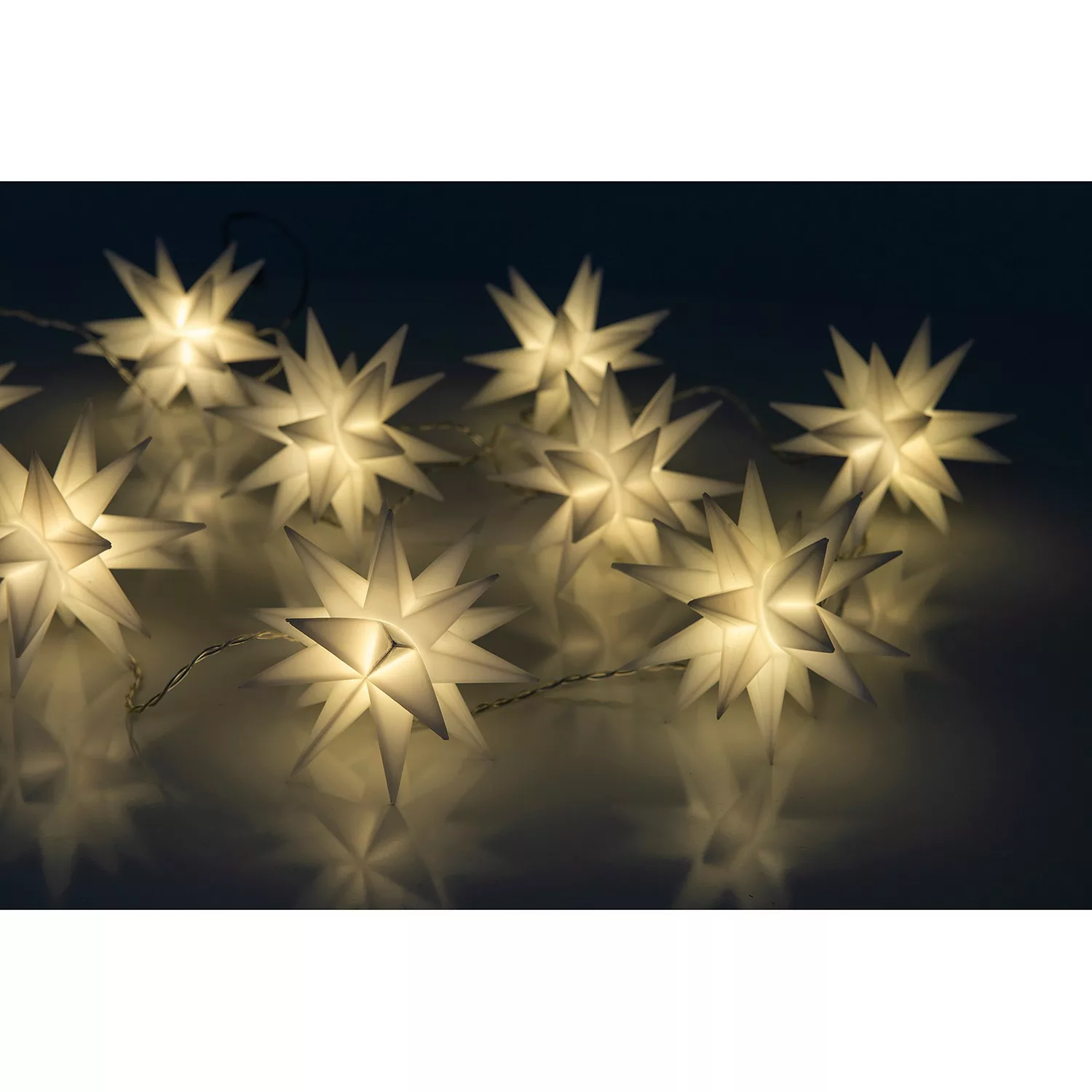 näve LED-Lichterkette »LED-Weihnachtslichterkette 3D-Sterne,Weihnachtsdeko günstig online kaufen
