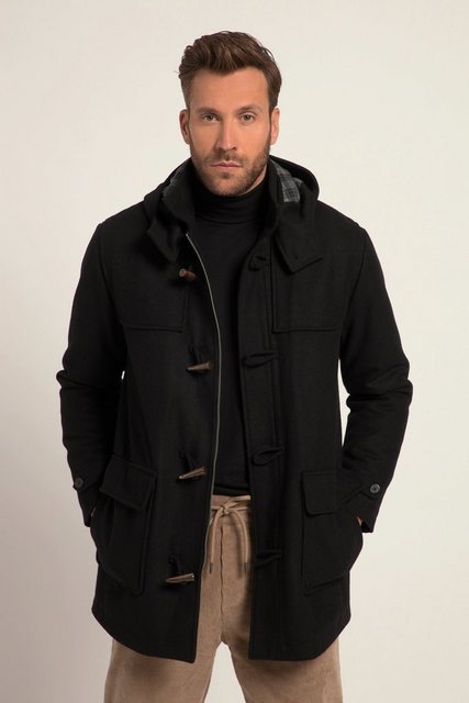 JP1880 Funktionsjacke Dufflecoat wasserabweisend Knebel Knöpfe bis 8 XL günstig online kaufen