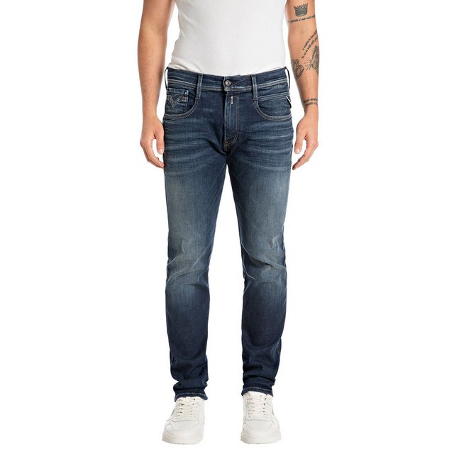 Replay Regular-fit-Jeans Herren Jeans - Hyperflex Stretch ANBASS, Stretch günstig online kaufen