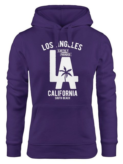 Neverless Hoodie Hoodie Damen Los Angeles California LA Palme Sweatshirt Ka günstig online kaufen