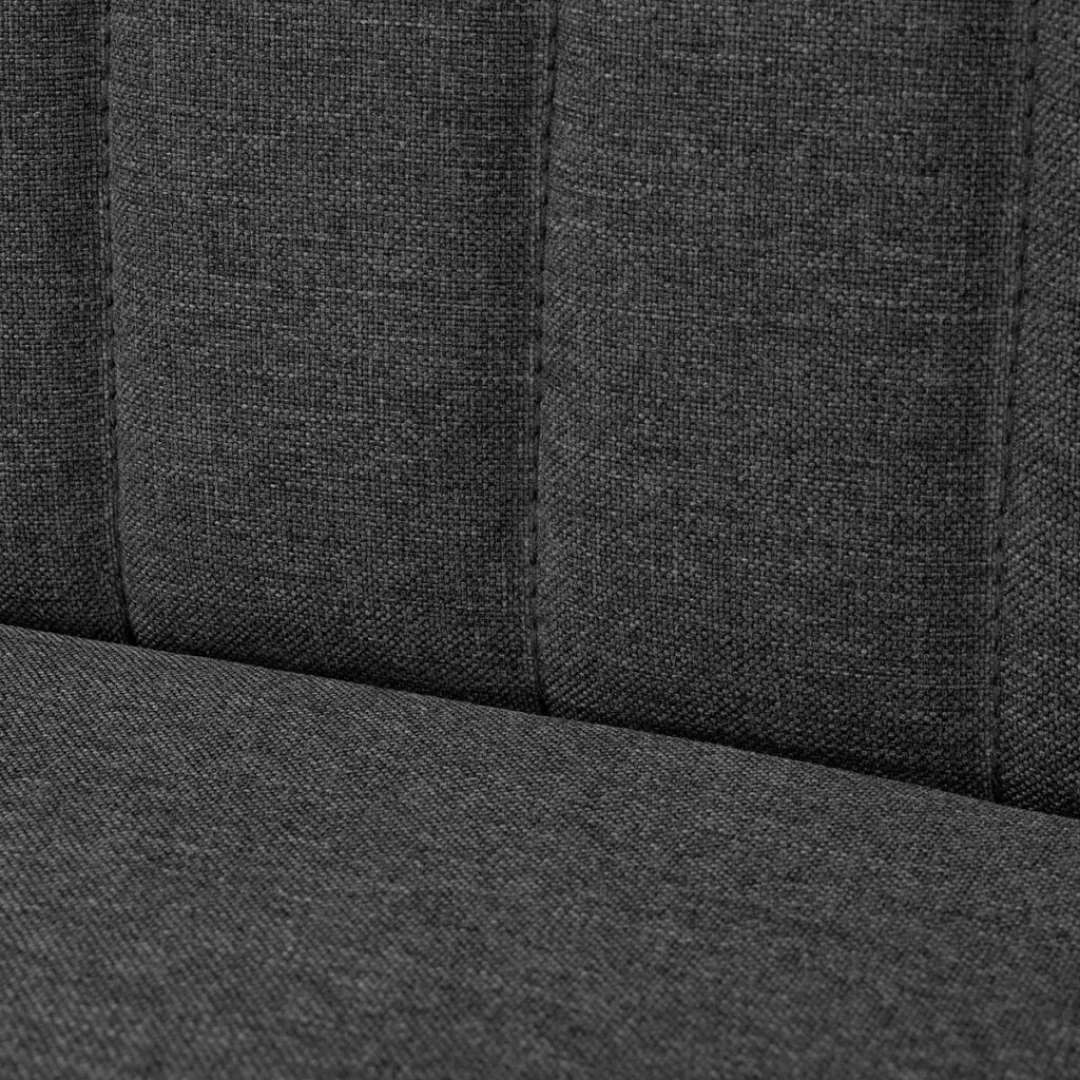 Sofa Stoff 117 X 55,5 X 77 Cm Dunkelgrau günstig online kaufen