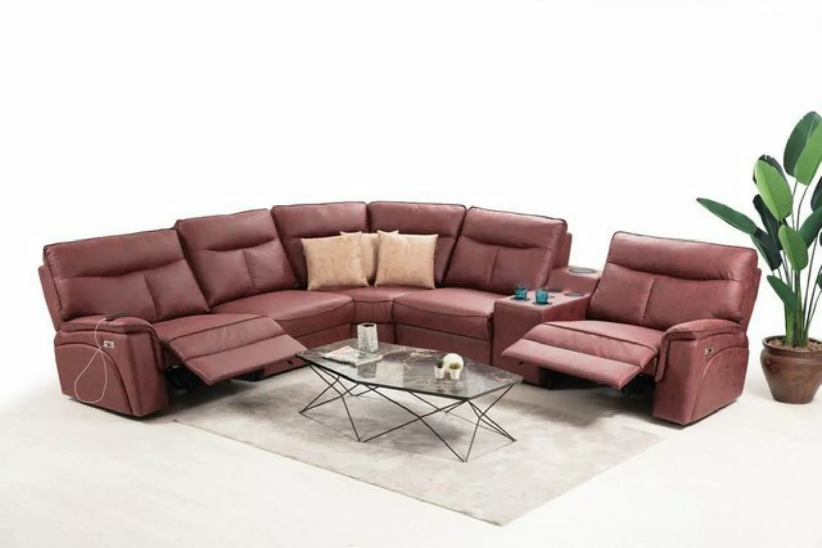 JVmoebel Ecksofa Ecksofa L-Form Design Wohnzimmer Luxus Sitzmöbel Modern Ro günstig online kaufen