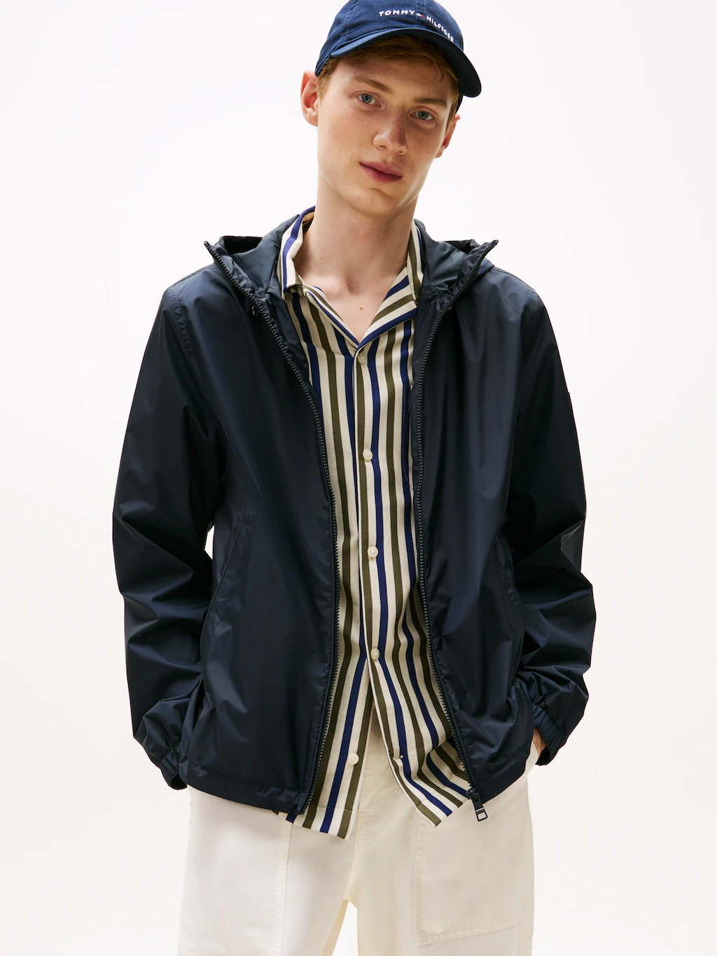 Tommy Hilfiger Blouson "RWB HOODED JACKET", mit Kapuze, Freizeitjacke, Über günstig online kaufen