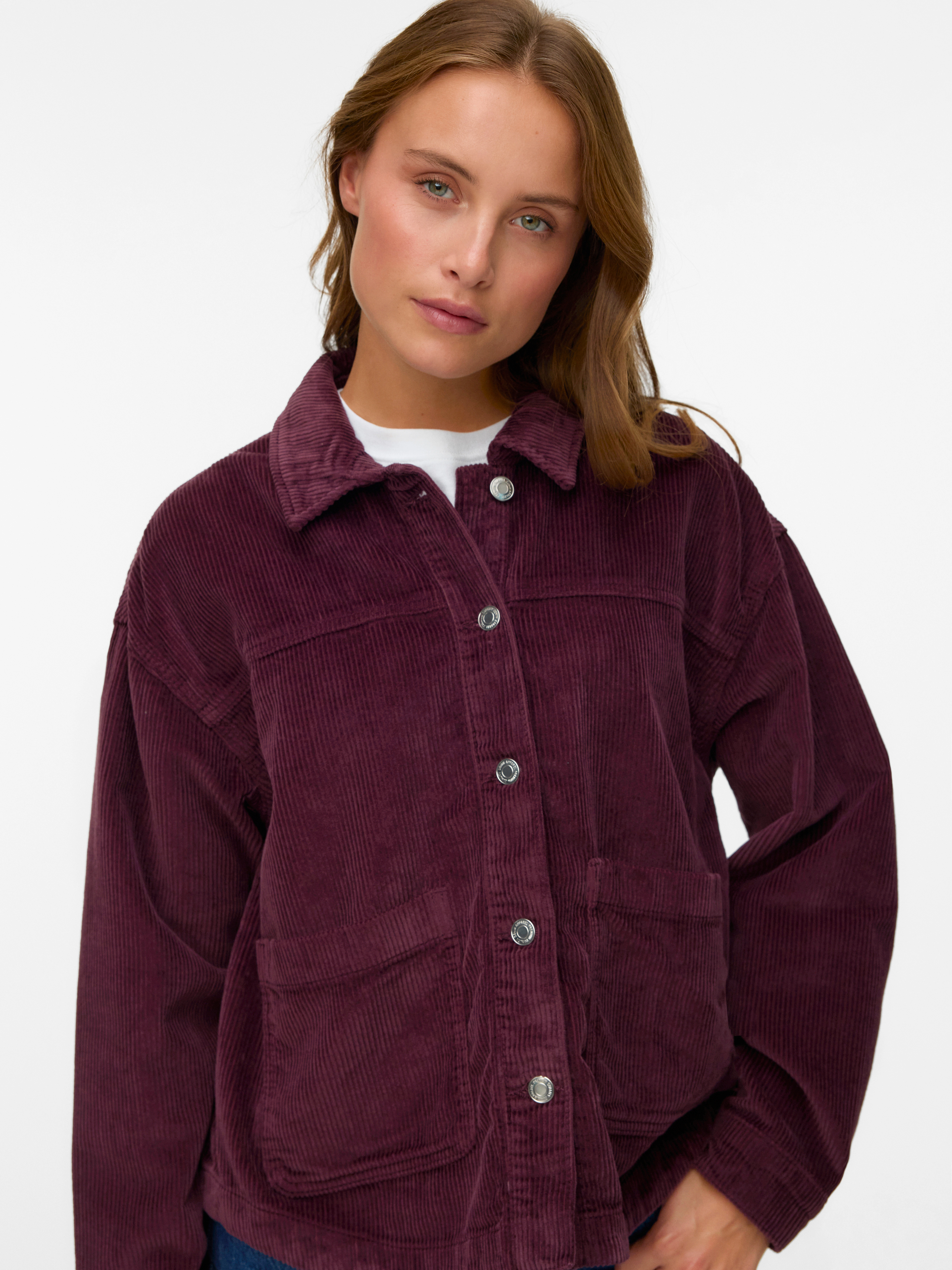 Vero Moda Cordjacke "VMJAMIE LS CORDUROY SHACKET MIX NOOS" günstig online kaufen