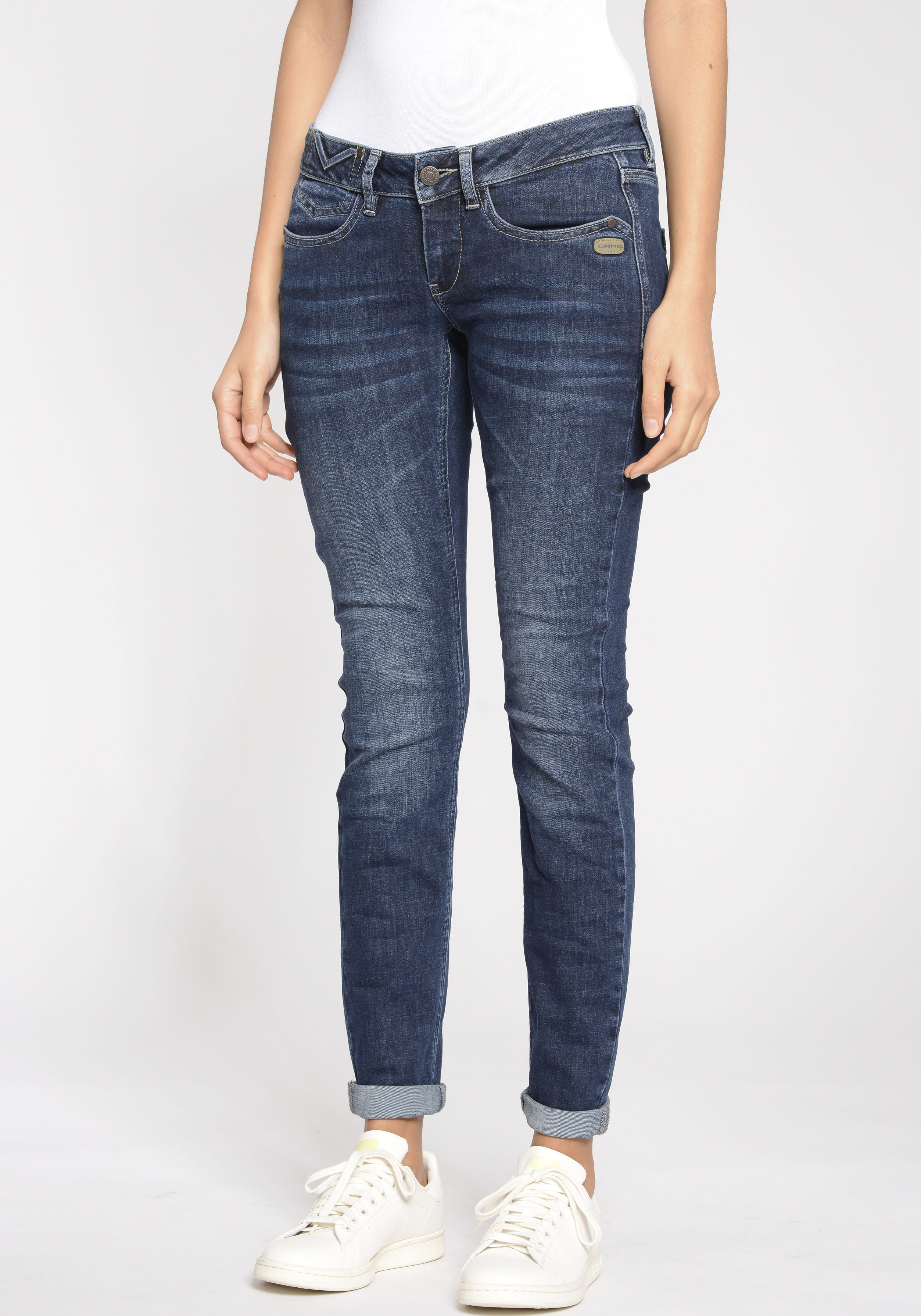 GANG Skinny-fit-Jeans "94Pina", mit kleinen Gesäßtaschen, die den Po runder günstig online kaufen