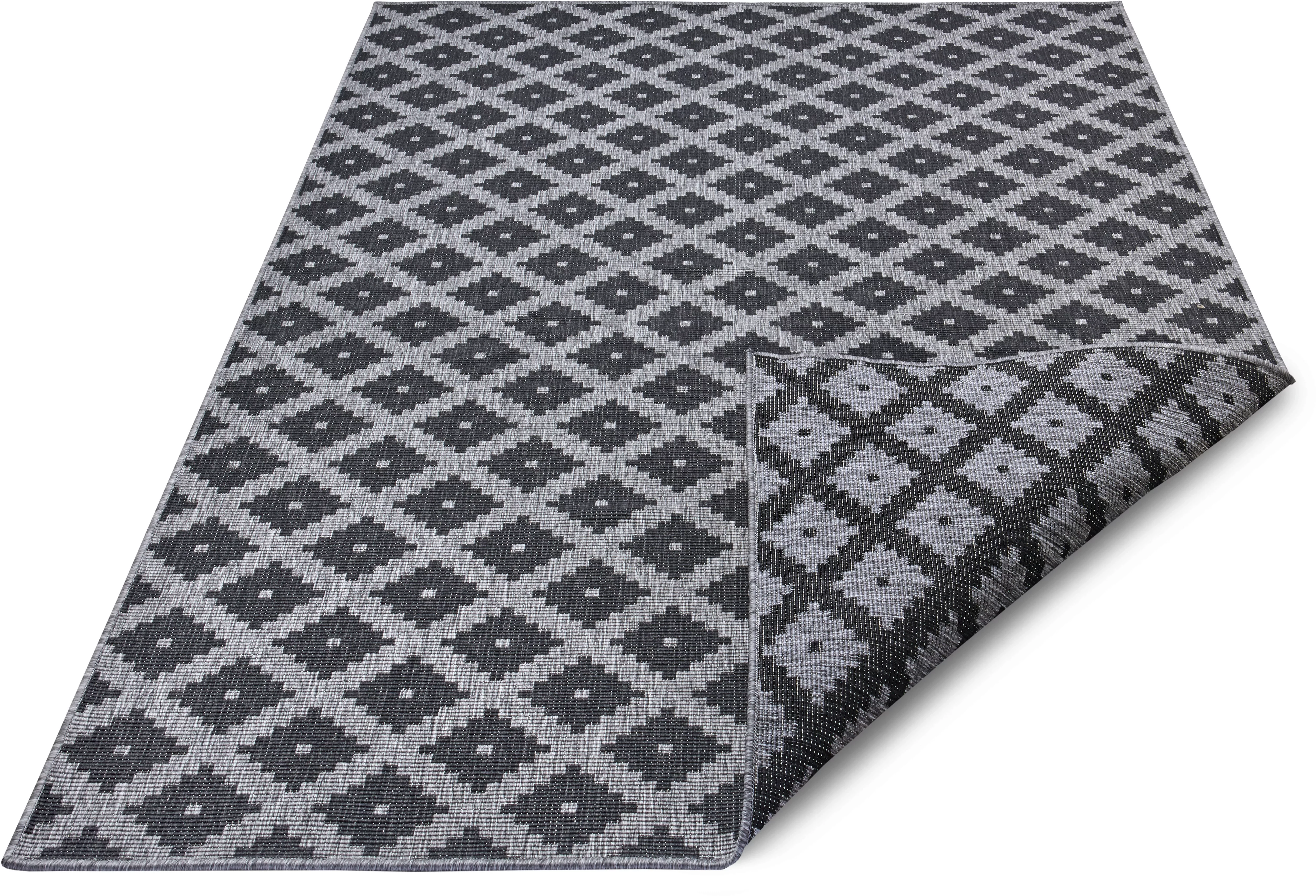 NORTHRUGS Teppich »Nizza Wendeteppich«, rechteckig, 5 mm Höhe, In-& Outdoor günstig online kaufen