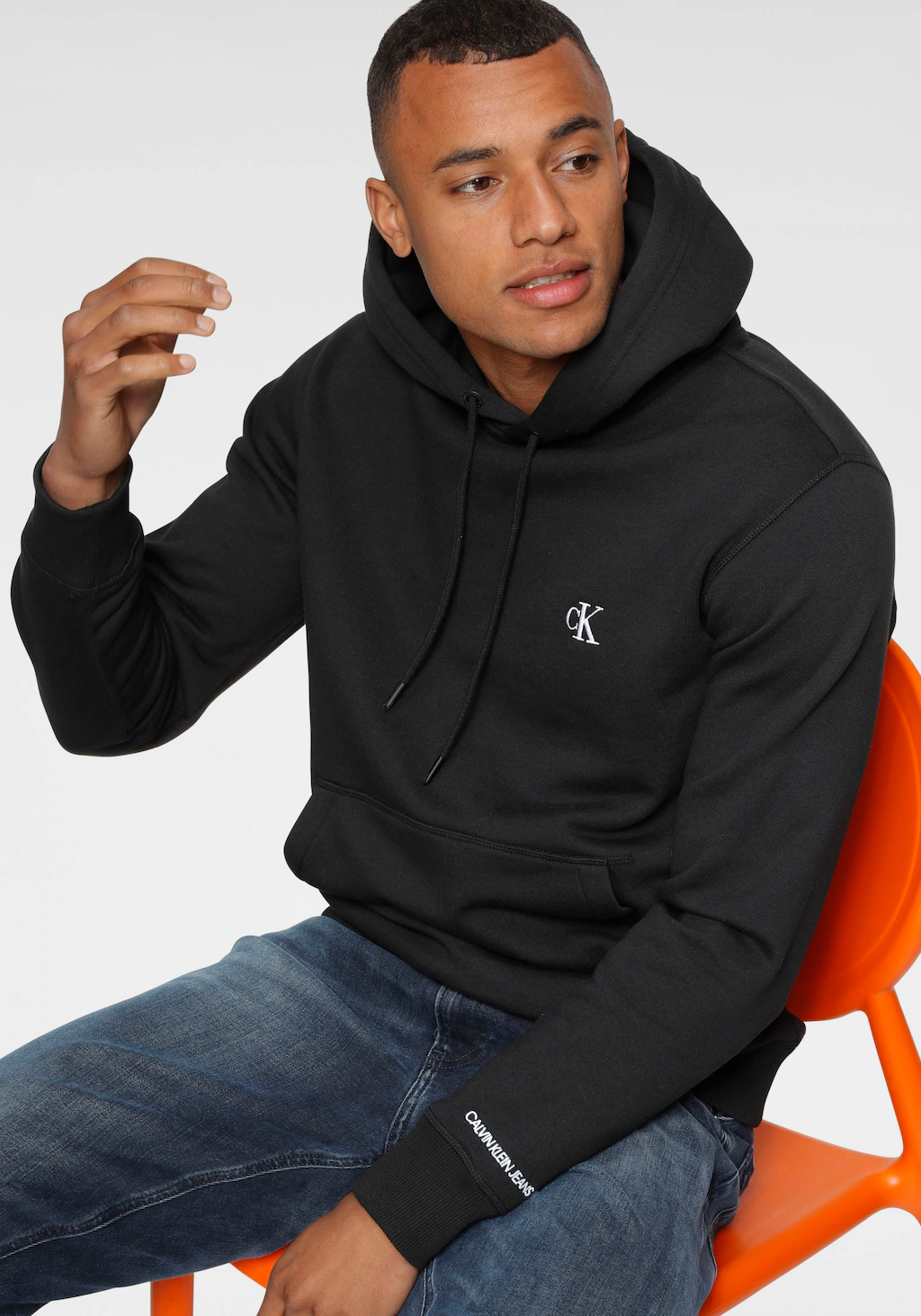 Calvin Klein Jeans Kapuzensweatshirt "CK ESSENTIAL HOODIE", mit Kängurutasc günstig online kaufen