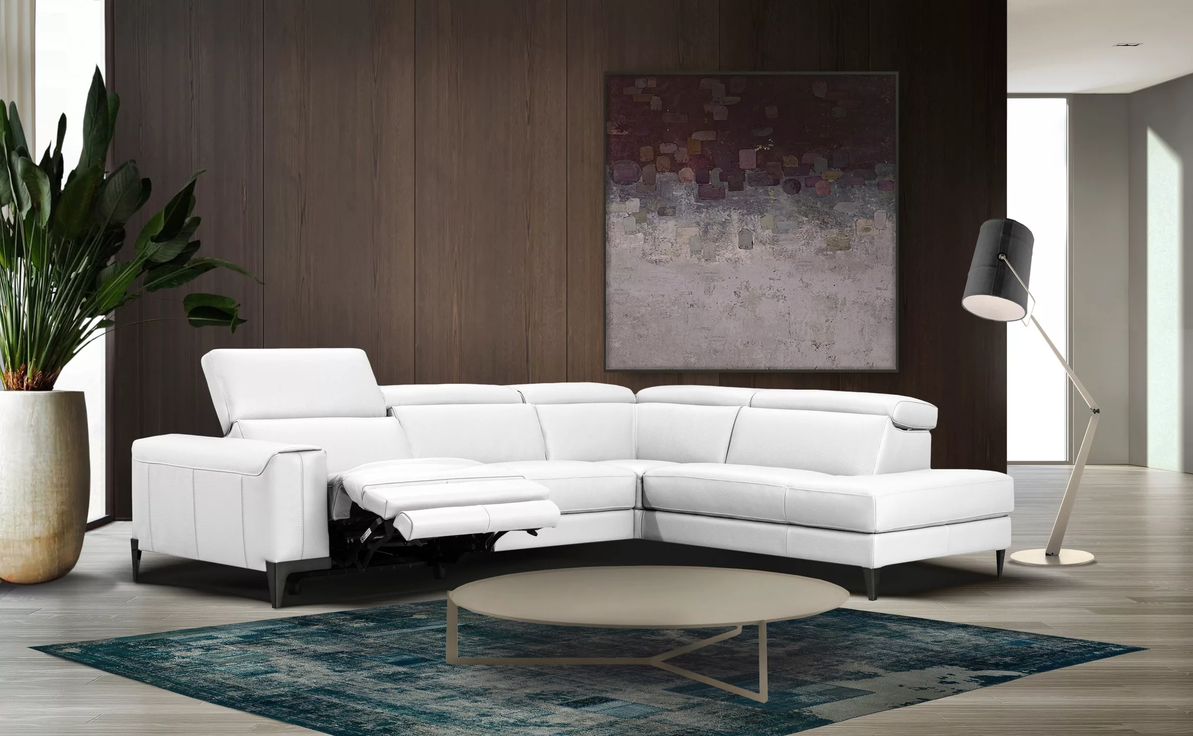 CALIA ITALIA Ecksofa »Benja, Designsofa mit erstklassigen Komfortfunktionen günstig online kaufen