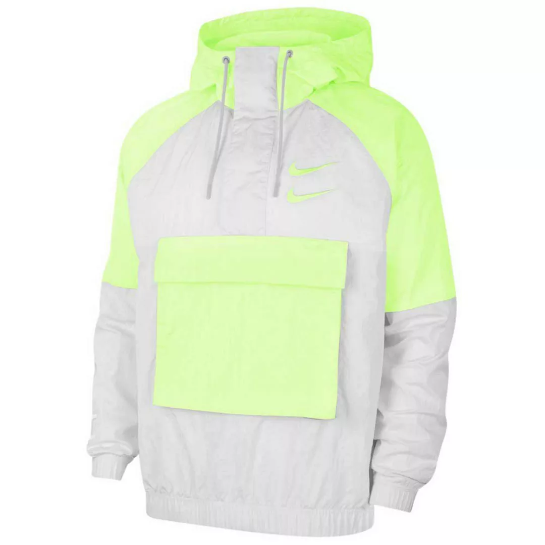 Nike Sportswear Swoosh Woven Kapuzenpullover XL Barely Volt / White / Volt günstig online kaufen