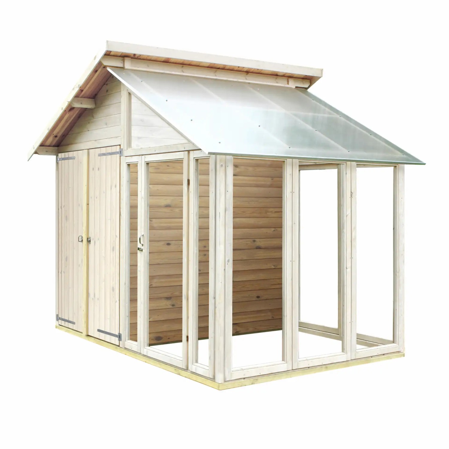 PLUS Gartenhaus, (Packung), Abstellraum / Gewächshaus 6,6 m², praktisch, un günstig online kaufen
