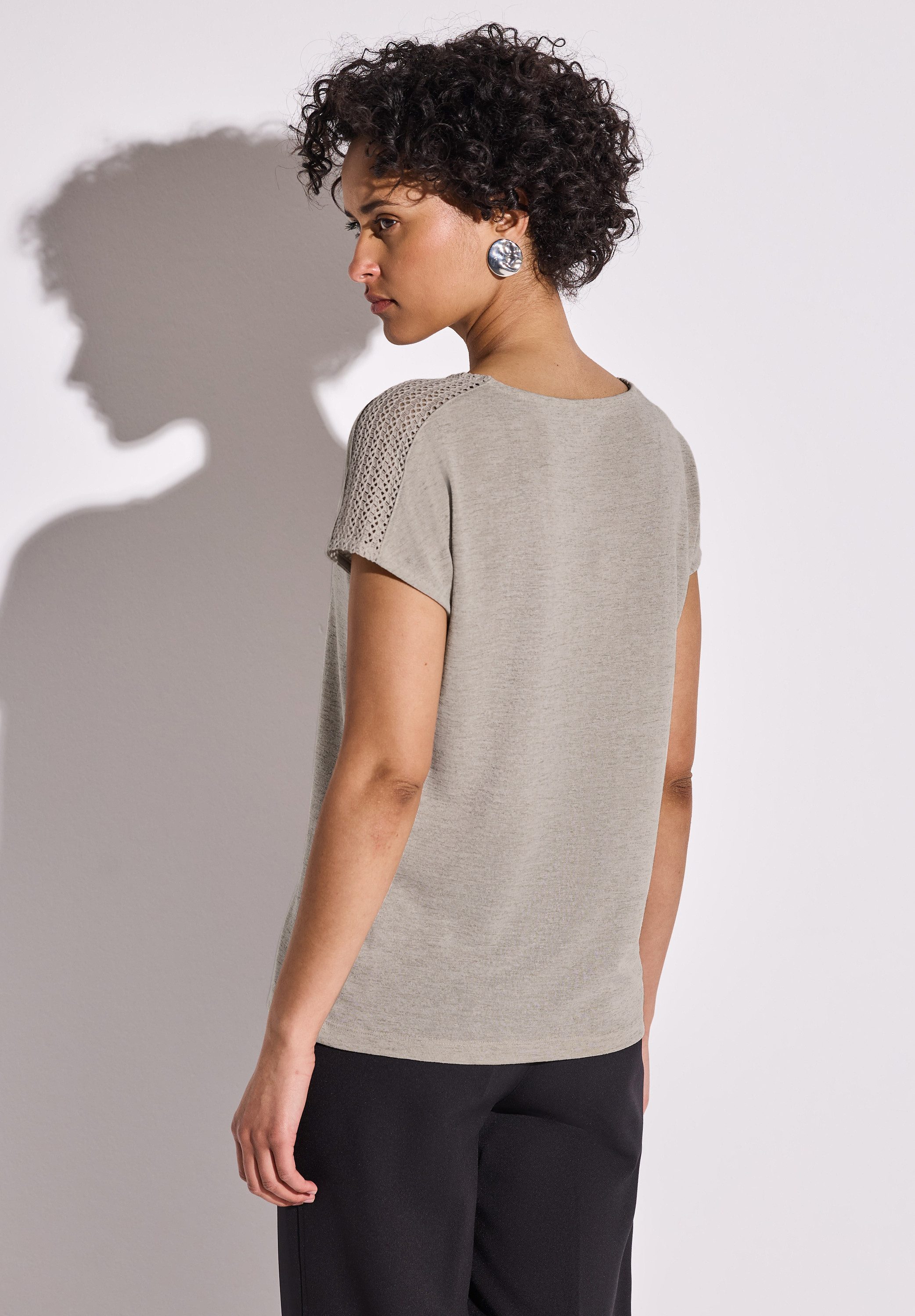 STREET ONE T-Shirt, mit U-Boot-Ausschnitt günstig online kaufen