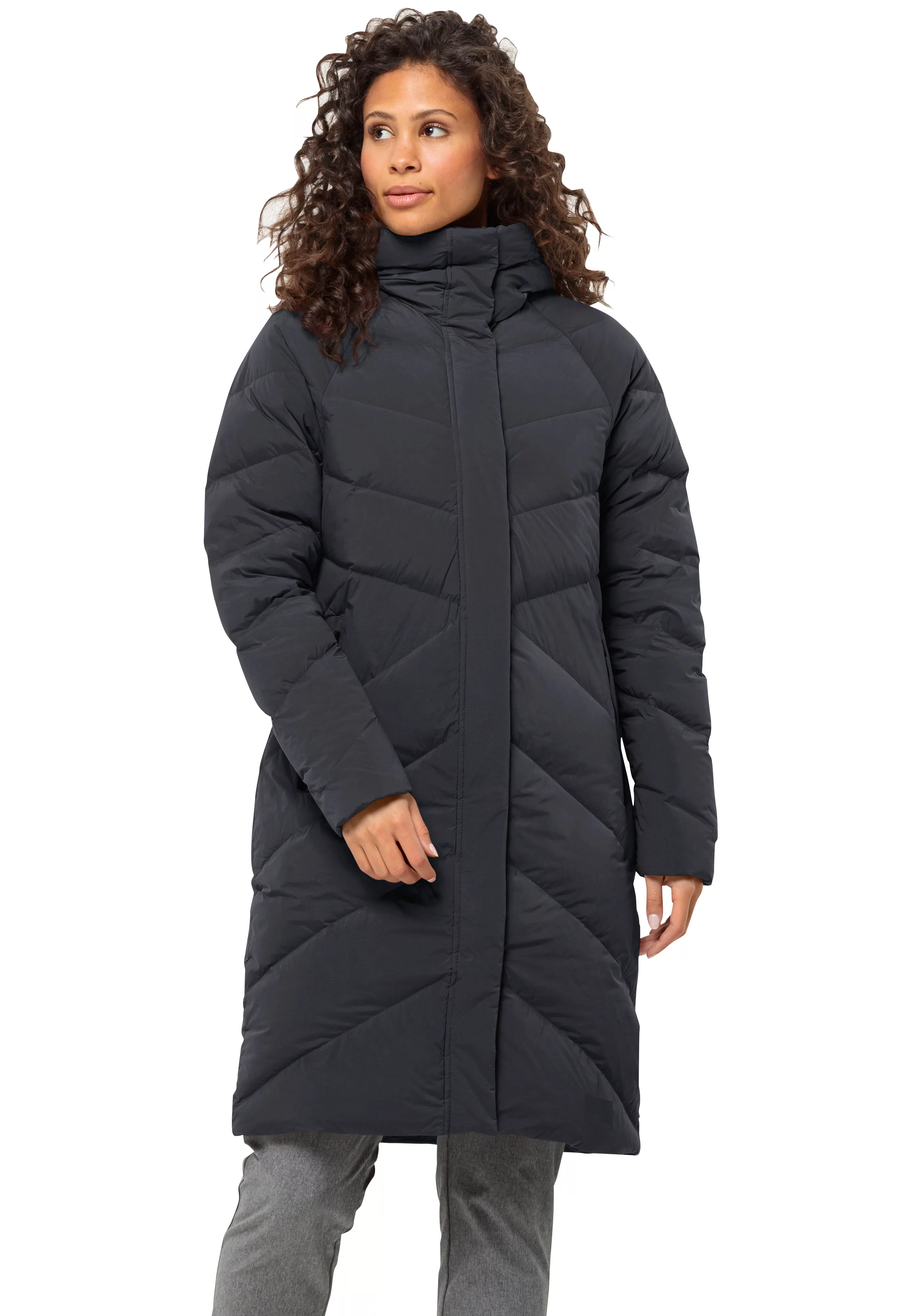 Jack Wolfskin Daunenmantel "MARIENPLATZ COAT W", mit Kapuze günstig online kaufen