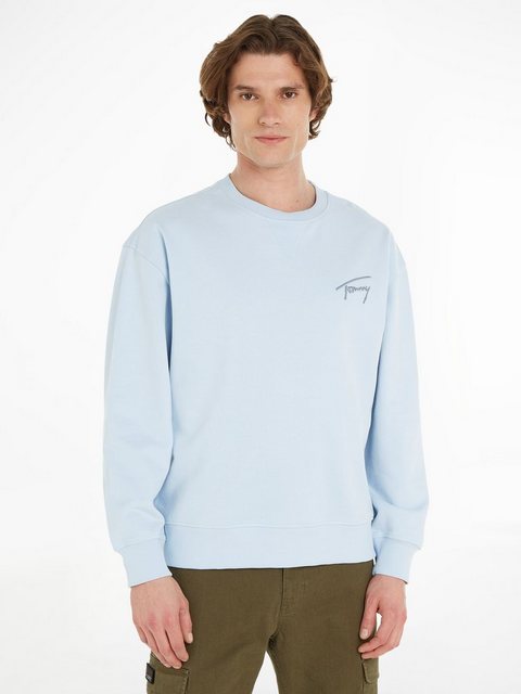 Tommy Jeans Sweatshirt TJM RLX SIGNATURE CREW EXT mit Rundhalsausschnitt günstig online kaufen