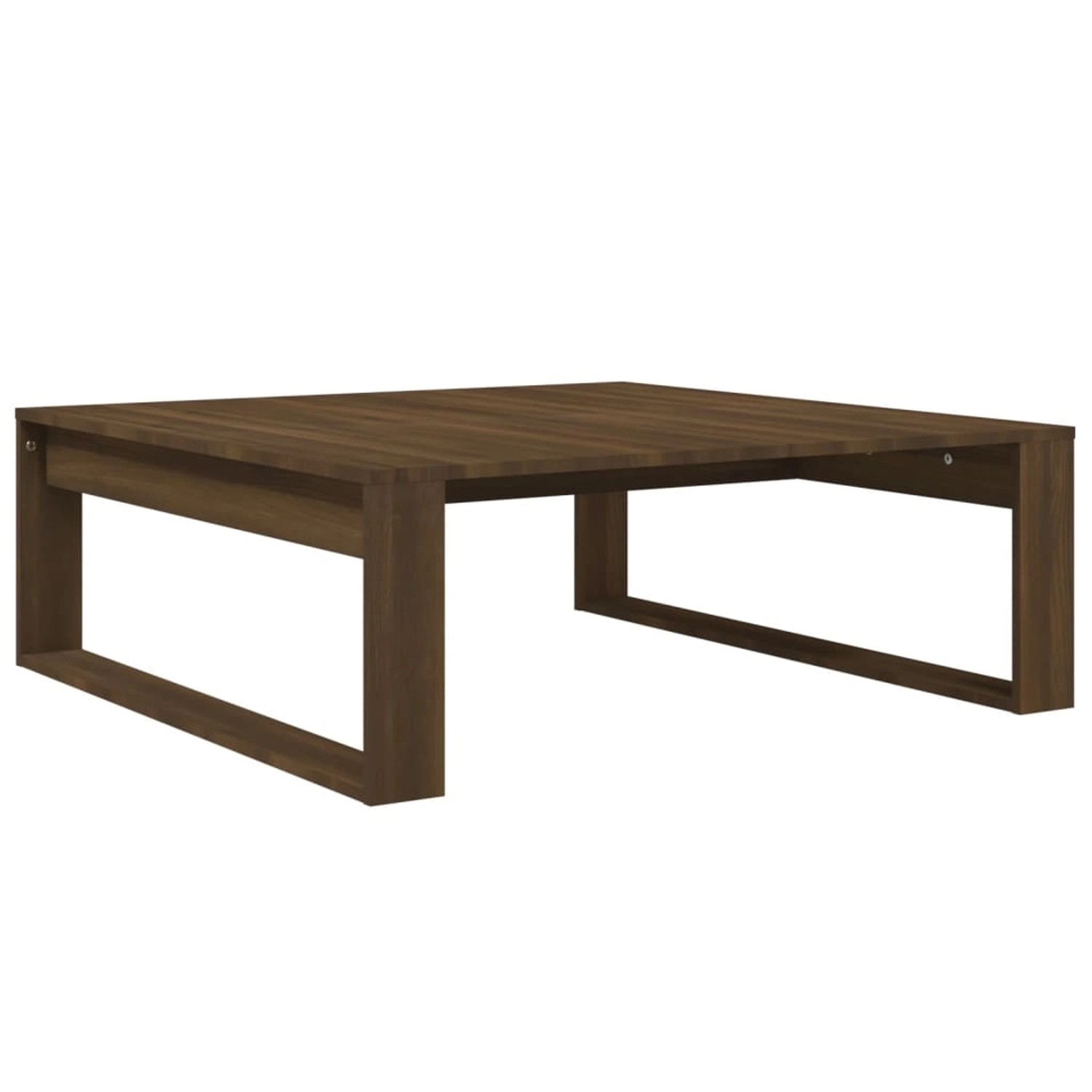 vidaXL Couchtisch Braun Eichen-Optik 100x100x35 cm Holzwerkstoff 816001 günstig online kaufen