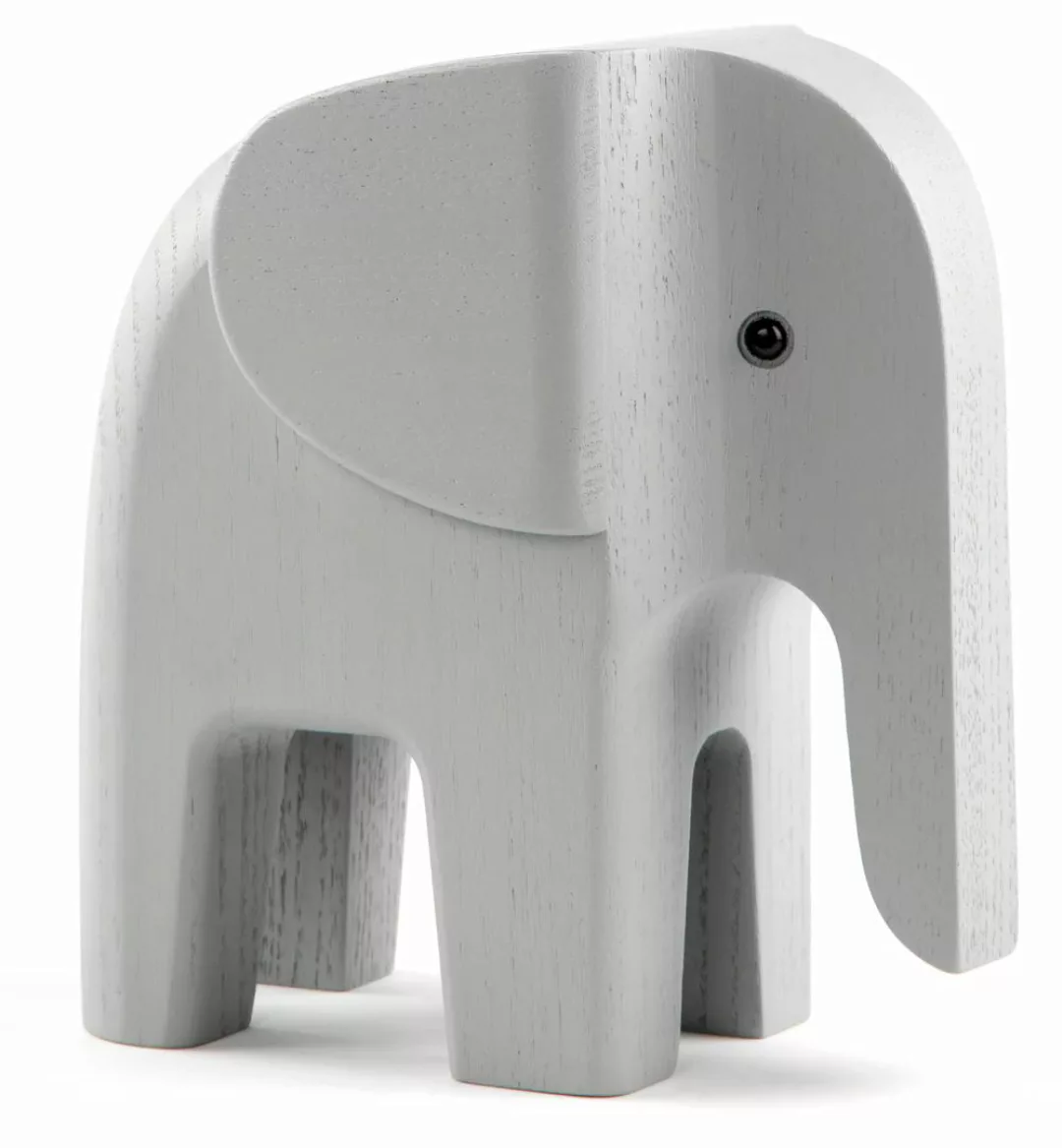 Hochwertige Dekofigur Elefant Esche grau 5,8 x 11 cm günstig online kaufen