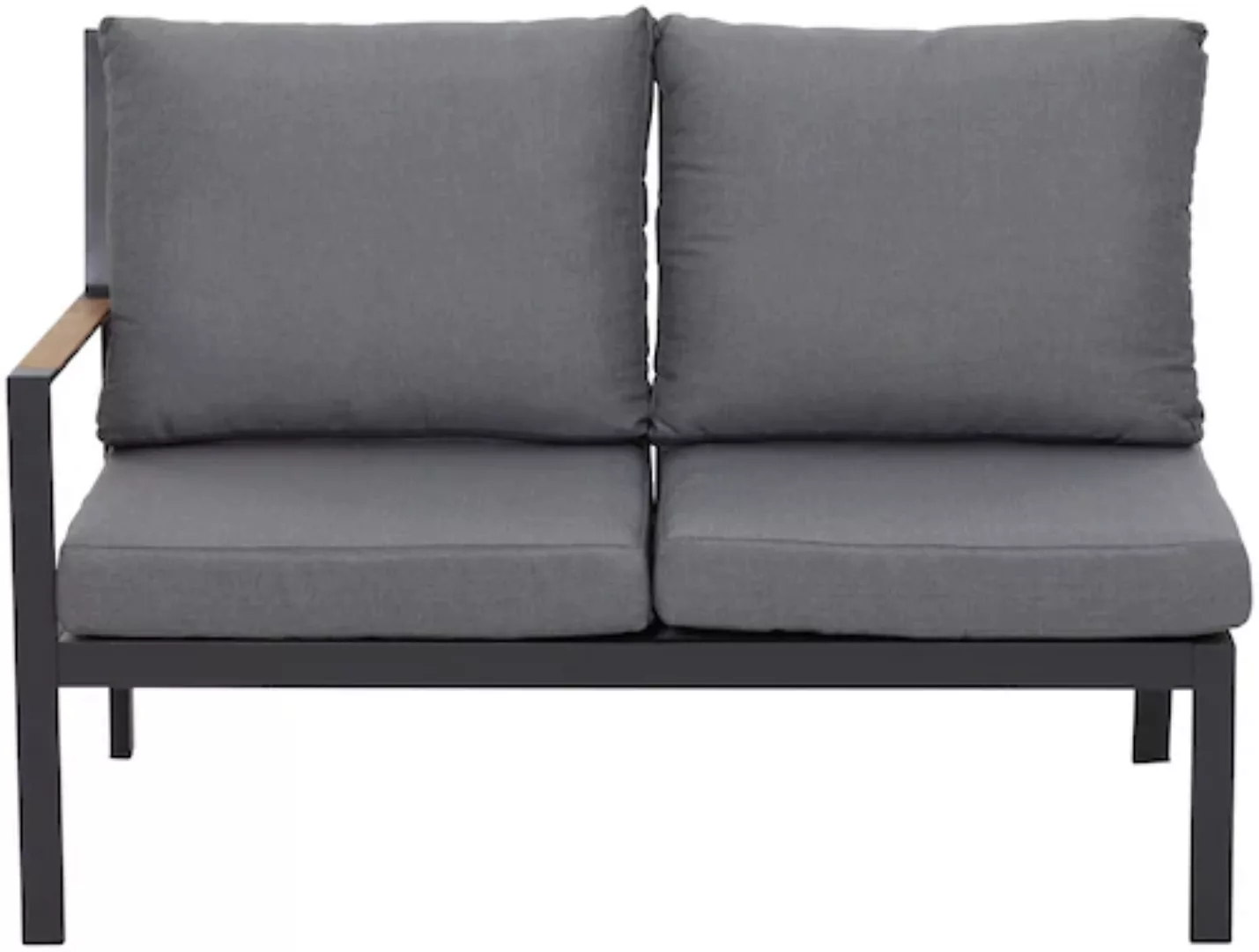 Gartensofa 2-Sitzer Londra ¦ grau ¦ Maße (cm): B: 124,5 H: 87,5 T: 74 Garte günstig online kaufen