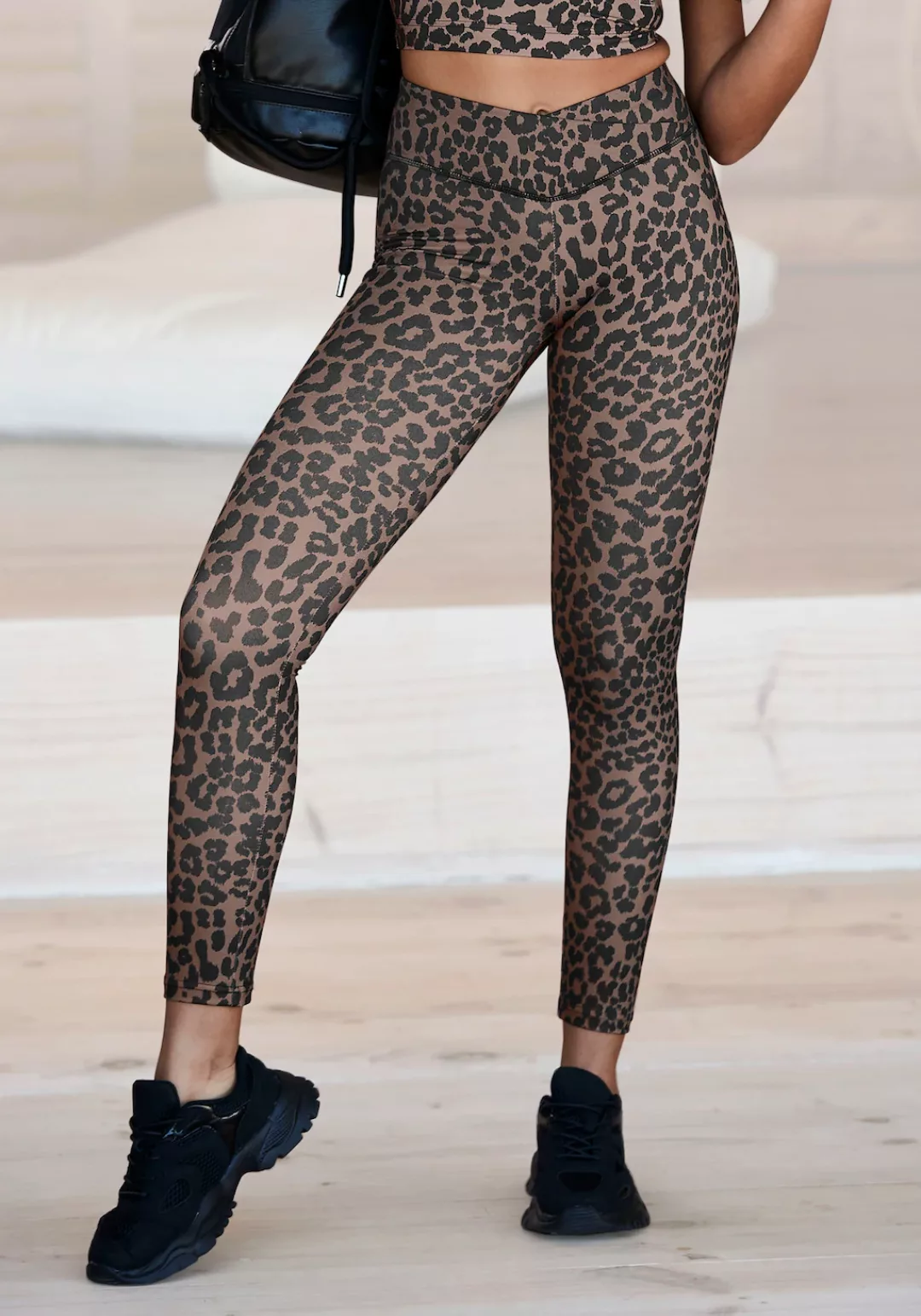 LASCANA ACTIVE Leggings, mit allover Druck günstig online kaufen