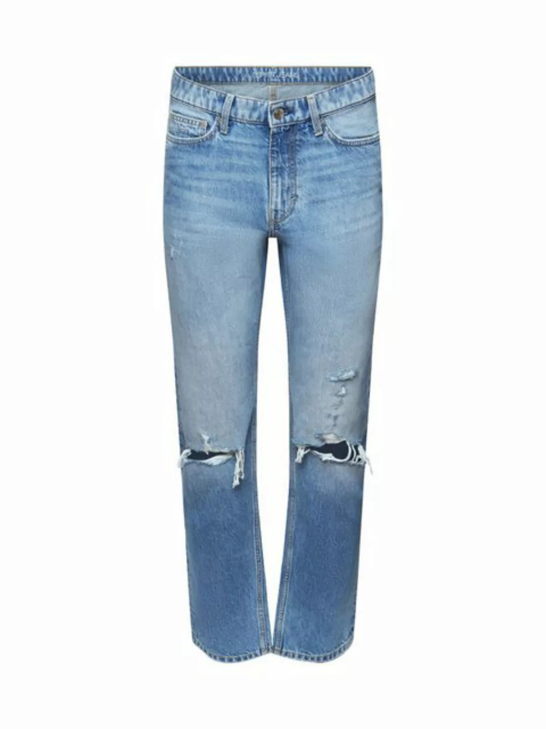 Esprit Straight-Jeans Jeans mit geradem Bein und mittlerer Bundhöhe günstig online kaufen