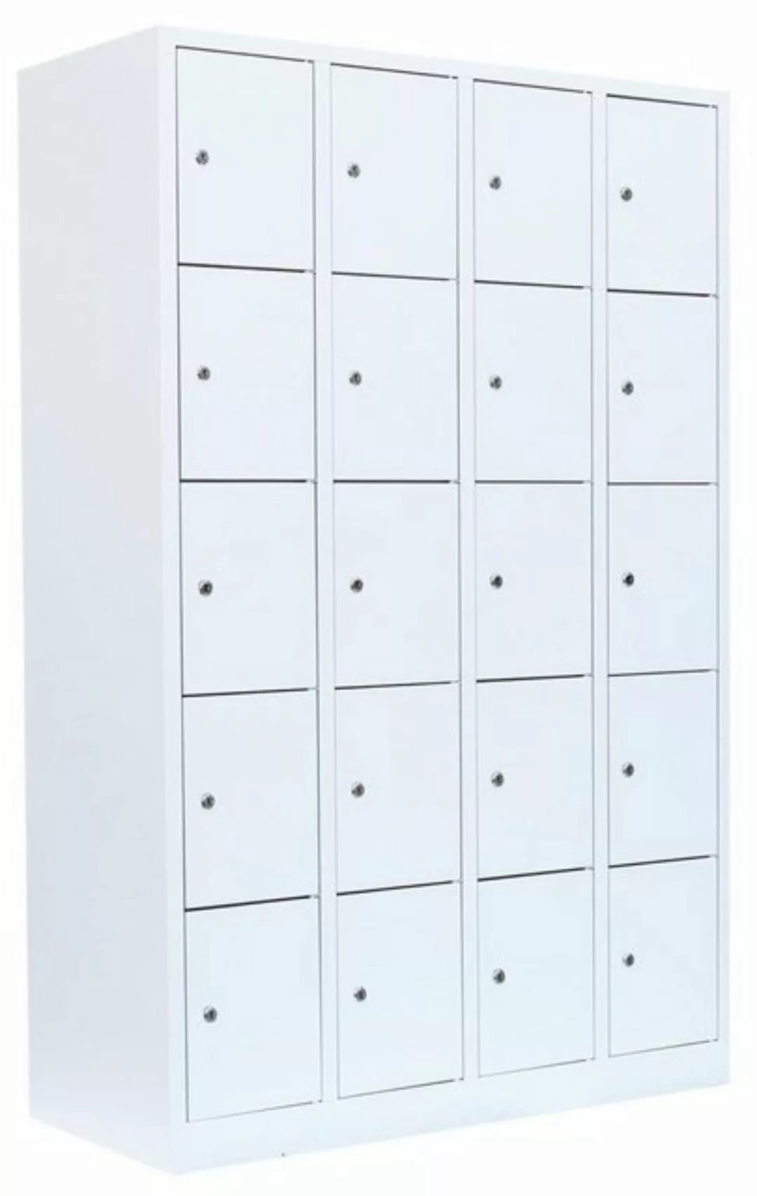 Steelboxx Fächerschrank Lüllmann® Schließfachschrank, 4 Abteile, 20 Fächer, günstig online kaufen