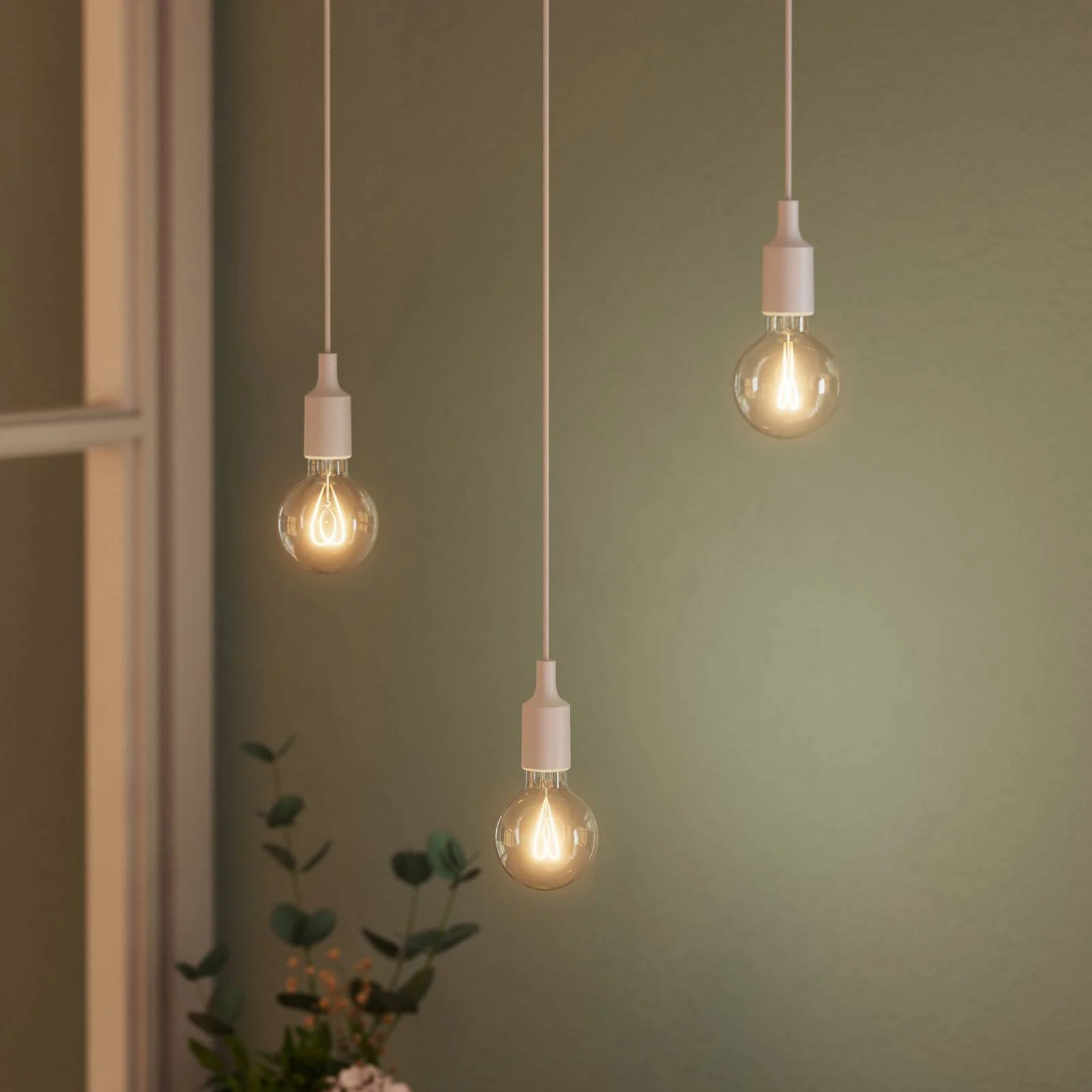 OSRAM Hängelampe VINTAGE 1906 BELL, weiß, Kunststoff, Ø 9 cm günstig online kaufen