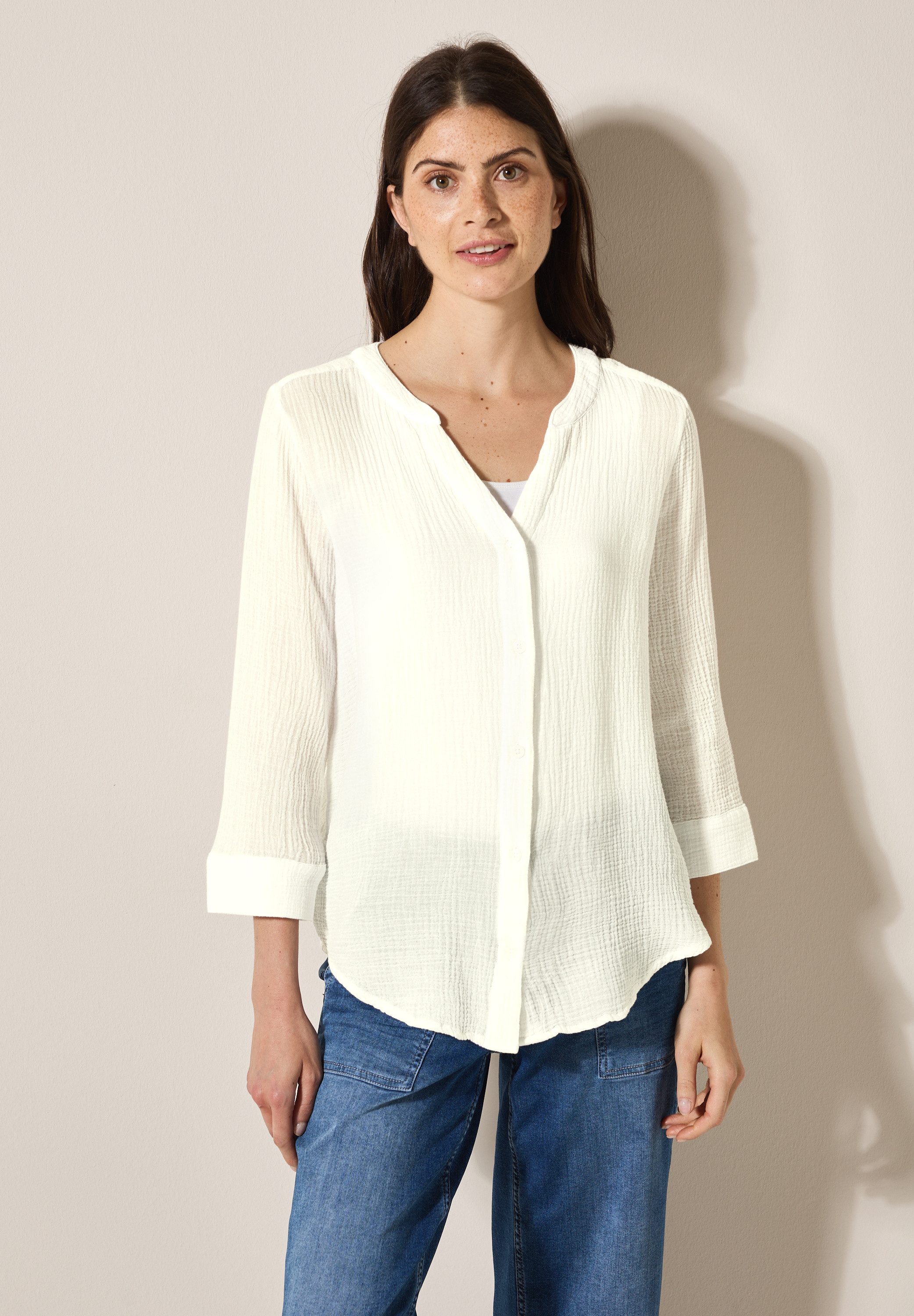 Cecil Shirtbluse, aus reiner Baumwolle günstig online kaufen