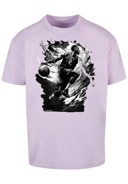 F4NT4STIC T-Shirt Basketball Splash Sport OVERSIZE TEE Print günstig online kaufen