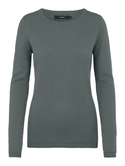 Vero Moda Rundhalspullover VMCARE STRUCTURE LS O-NECK BLOU NOOS günstig online kaufen