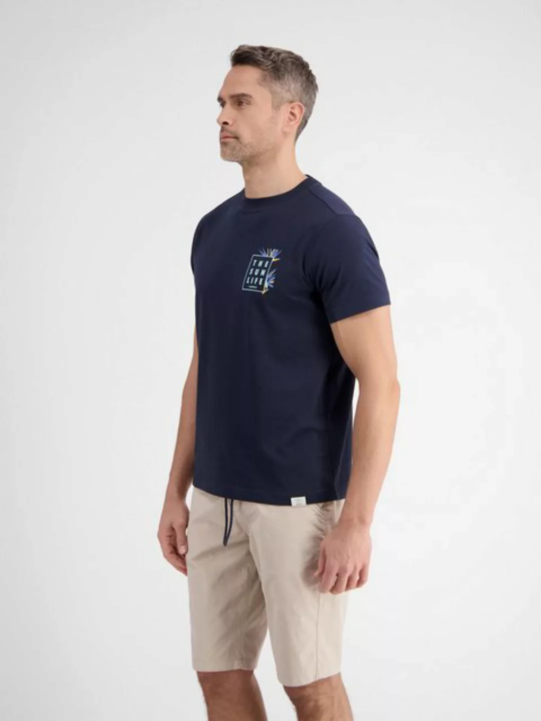 LERROS T-Shirt LERROS T-Shirt mit Front- und Rückenprint günstig online kaufen