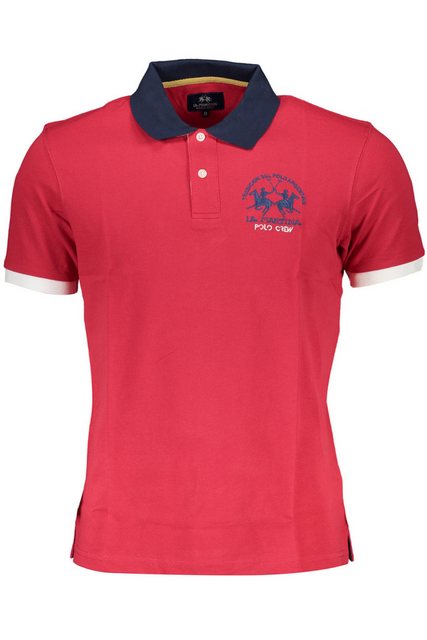 La Martina Poloshirt Herren Kurzarm-Polo Rot – Stilvoll mit günstig online kaufen