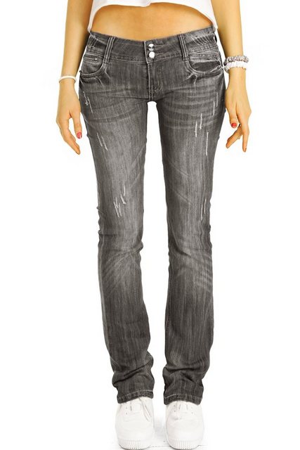 be styled Straight-Jeans low waist Damenjeans, gerade geschnittene Hüfthose günstig online kaufen